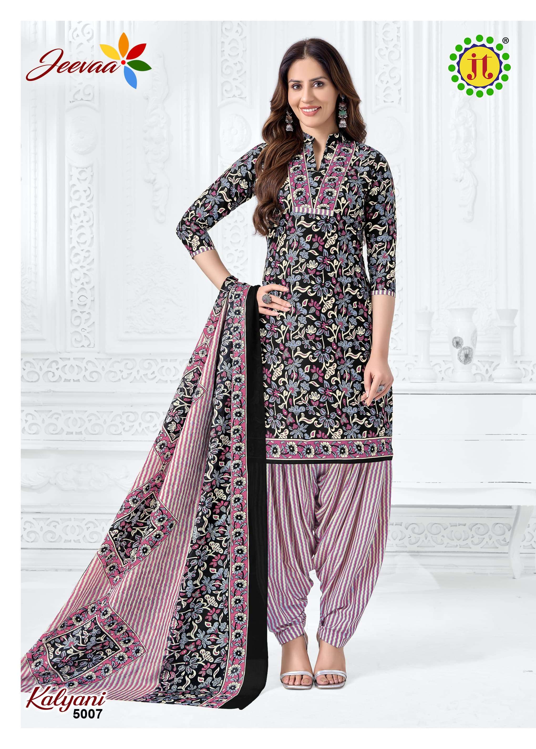 JT KALYANI VOL 5 COTTON READY MADE PATIYALA SUIT