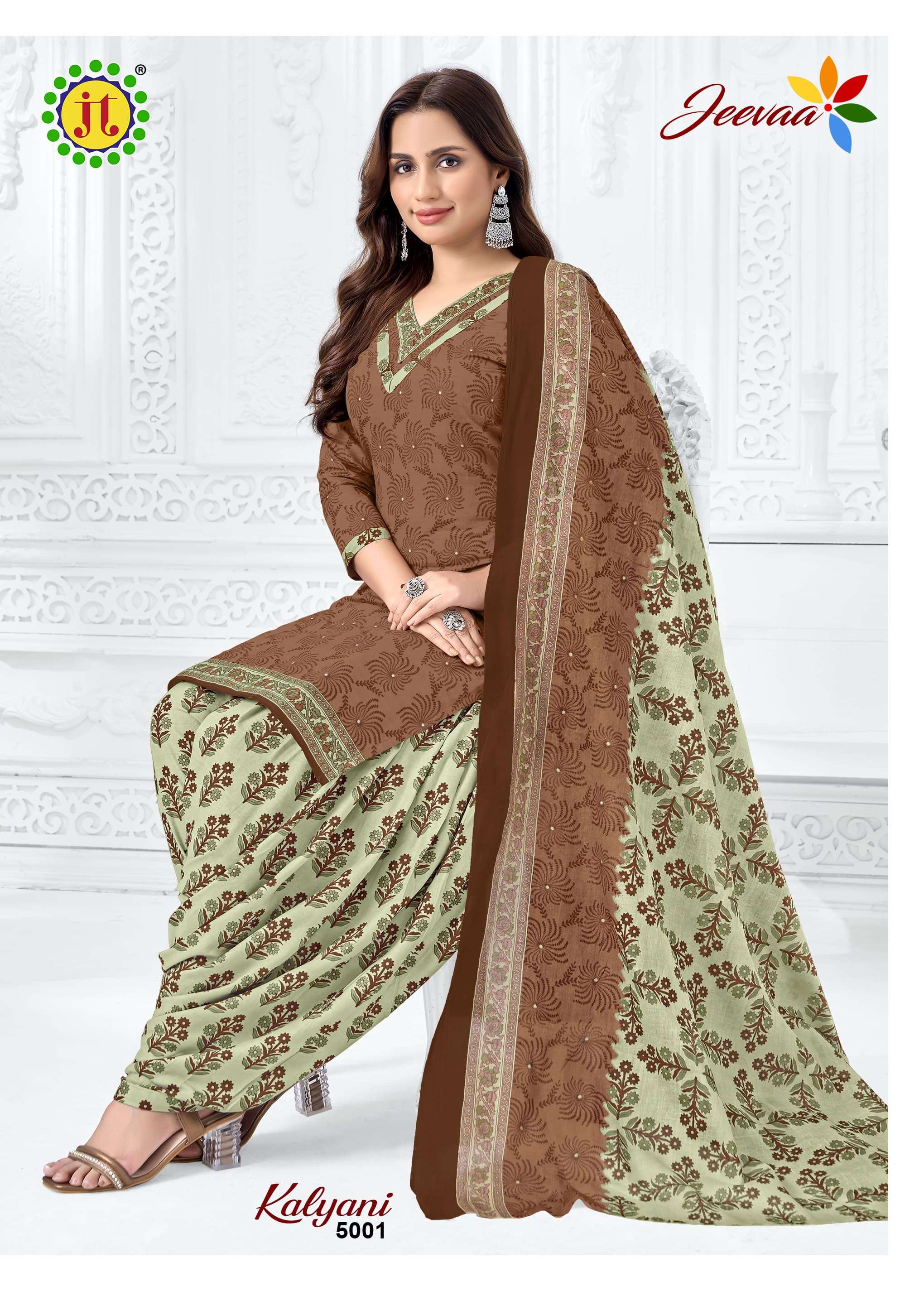 JT KALYANI VOL 5 COTTON READY MADE PATIYALA SUIT