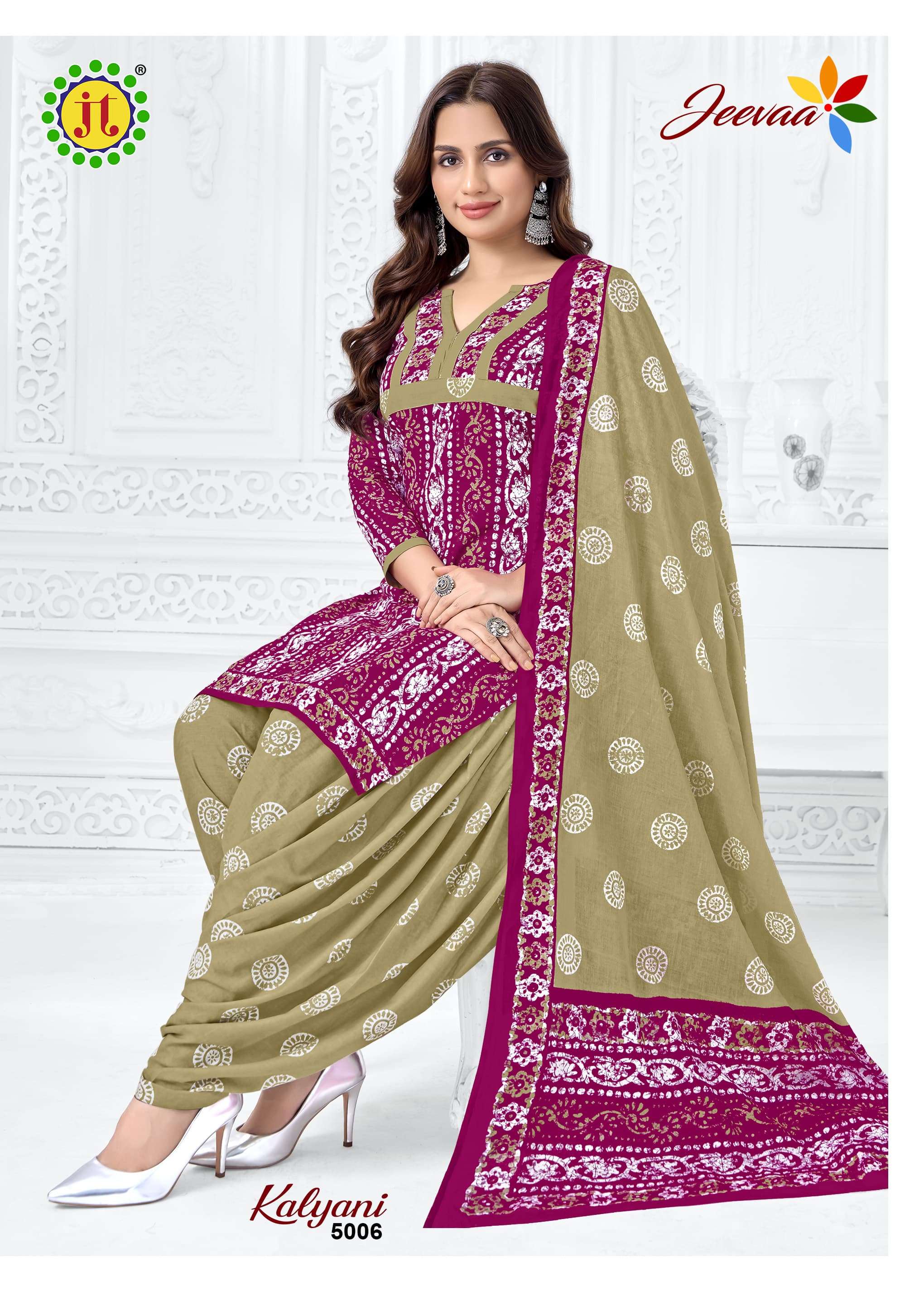 JT KALYANI VOL 5 COTTON READY MADE PATIYALA SUIT
