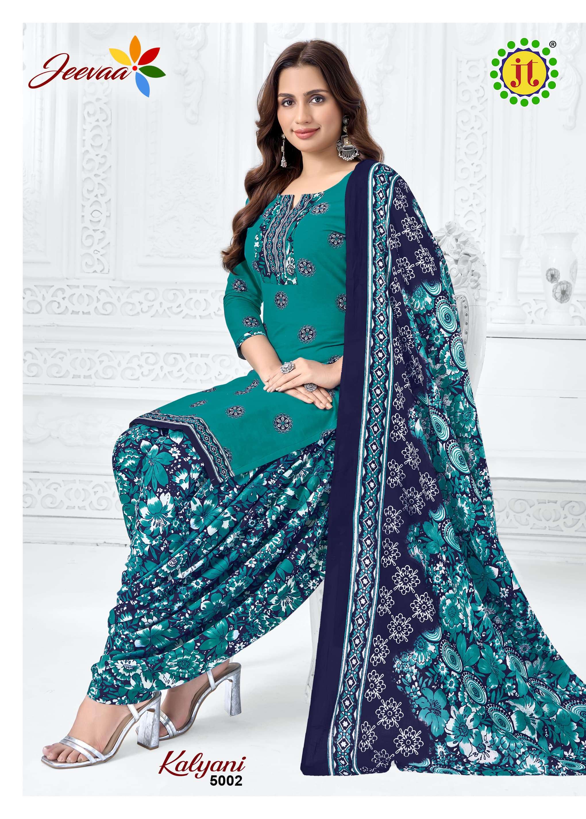 JT KALYANI VOL 5 COTTON READY MADE PATIYALA SUIT
