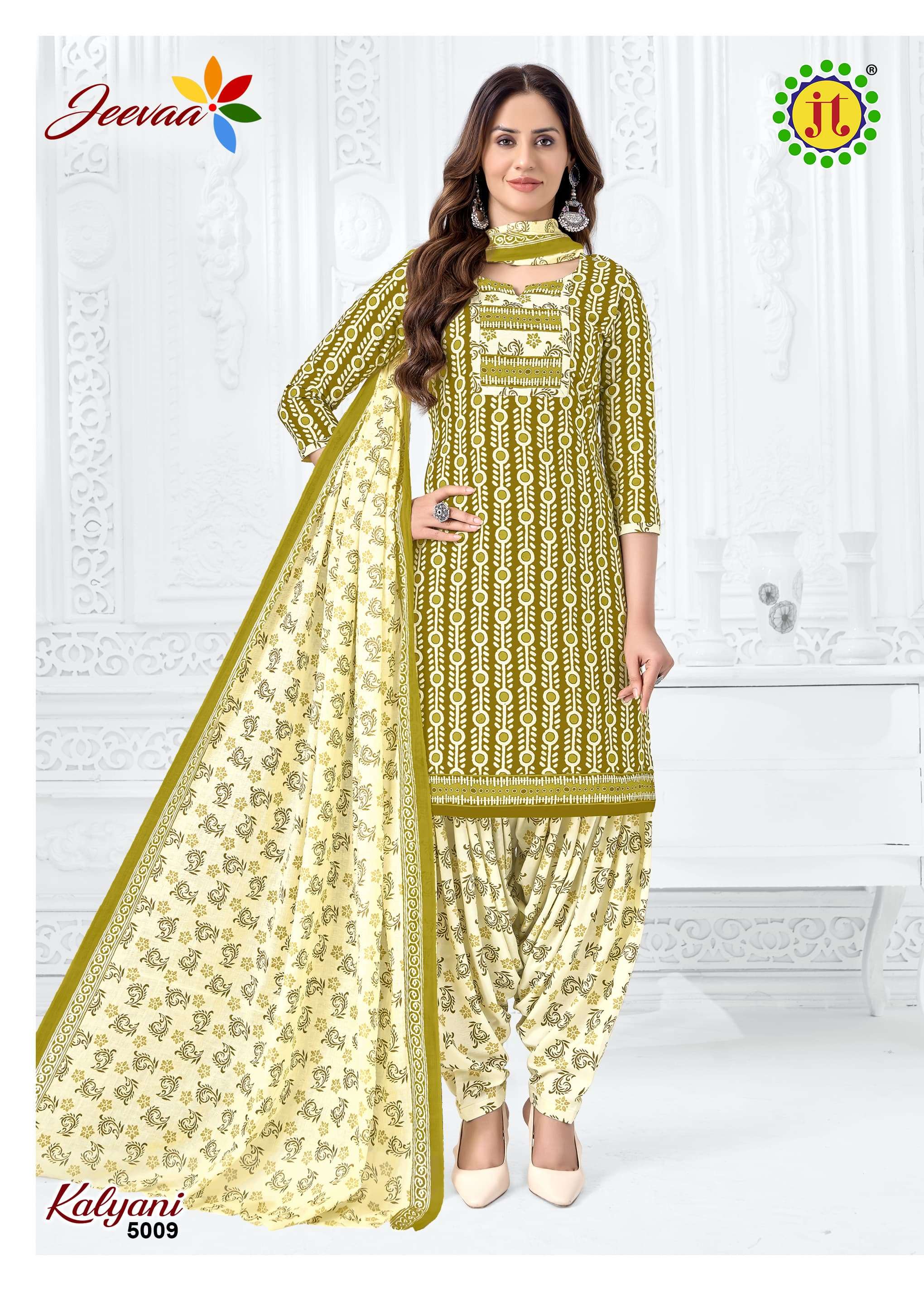 JT KALYANI VOL 5 COTTON READY MADE PATIYALA SUIT