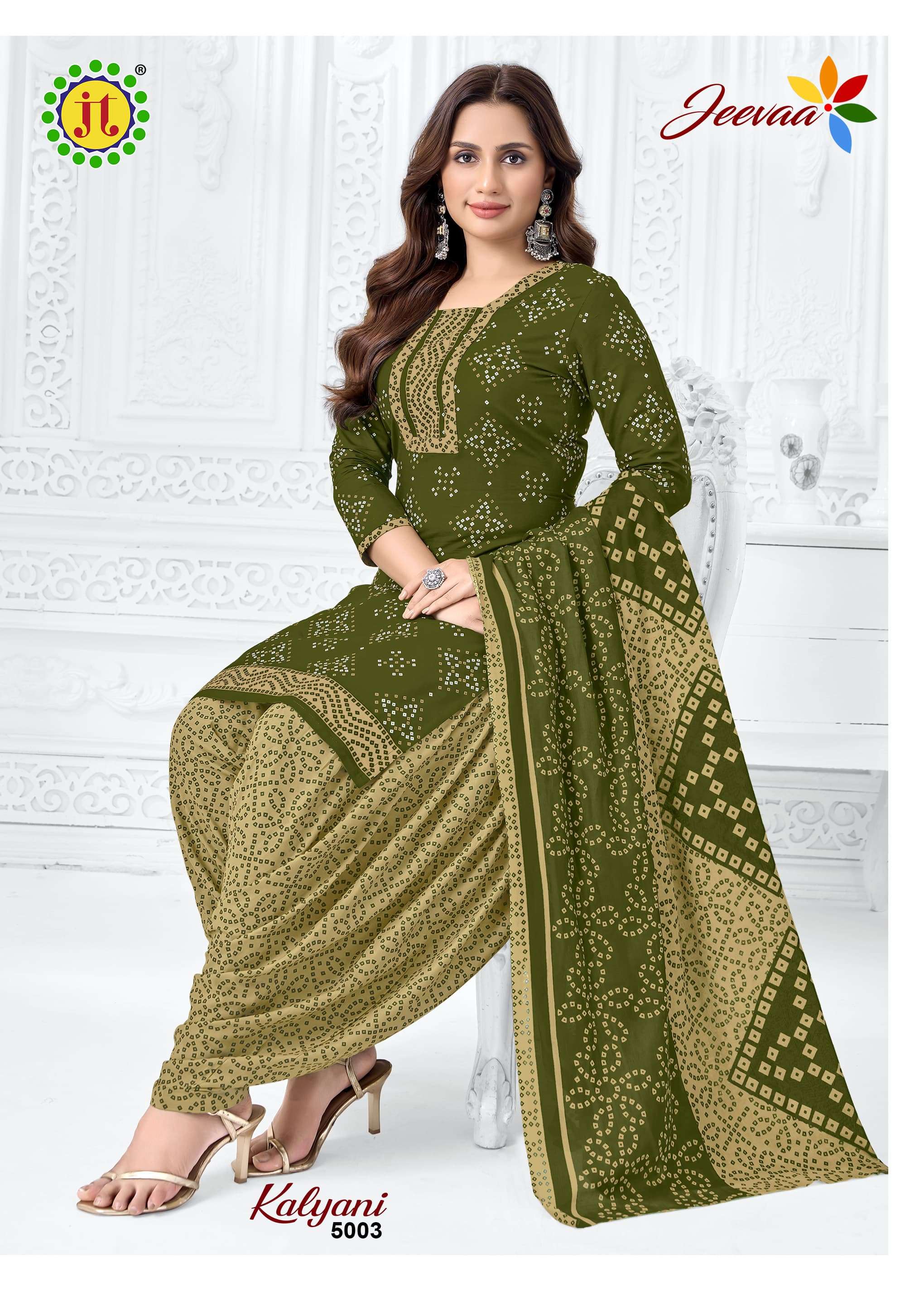 JT KALYANI VOL 5 COTTON READY MADE PATIYALA SUIT