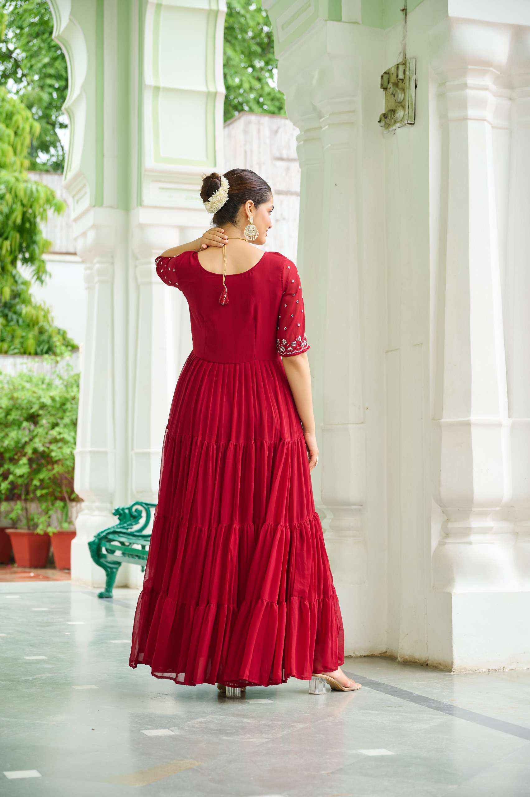 KA 1112 VOL 2 GEORGETTE PREETY LOOK DESIGNER LADIES GOWN