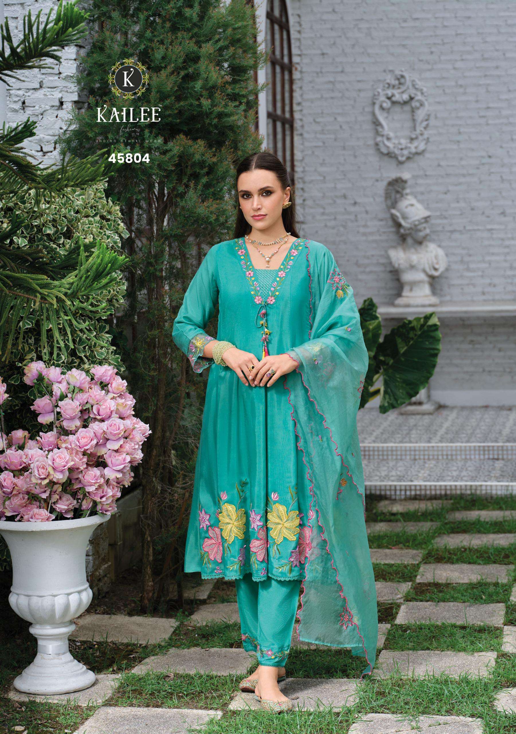 KAILEE FASHION SATRANGI VISCOSE BEAUTIFUL DESIGNER LOOK READY MADE LADIES SUIT
