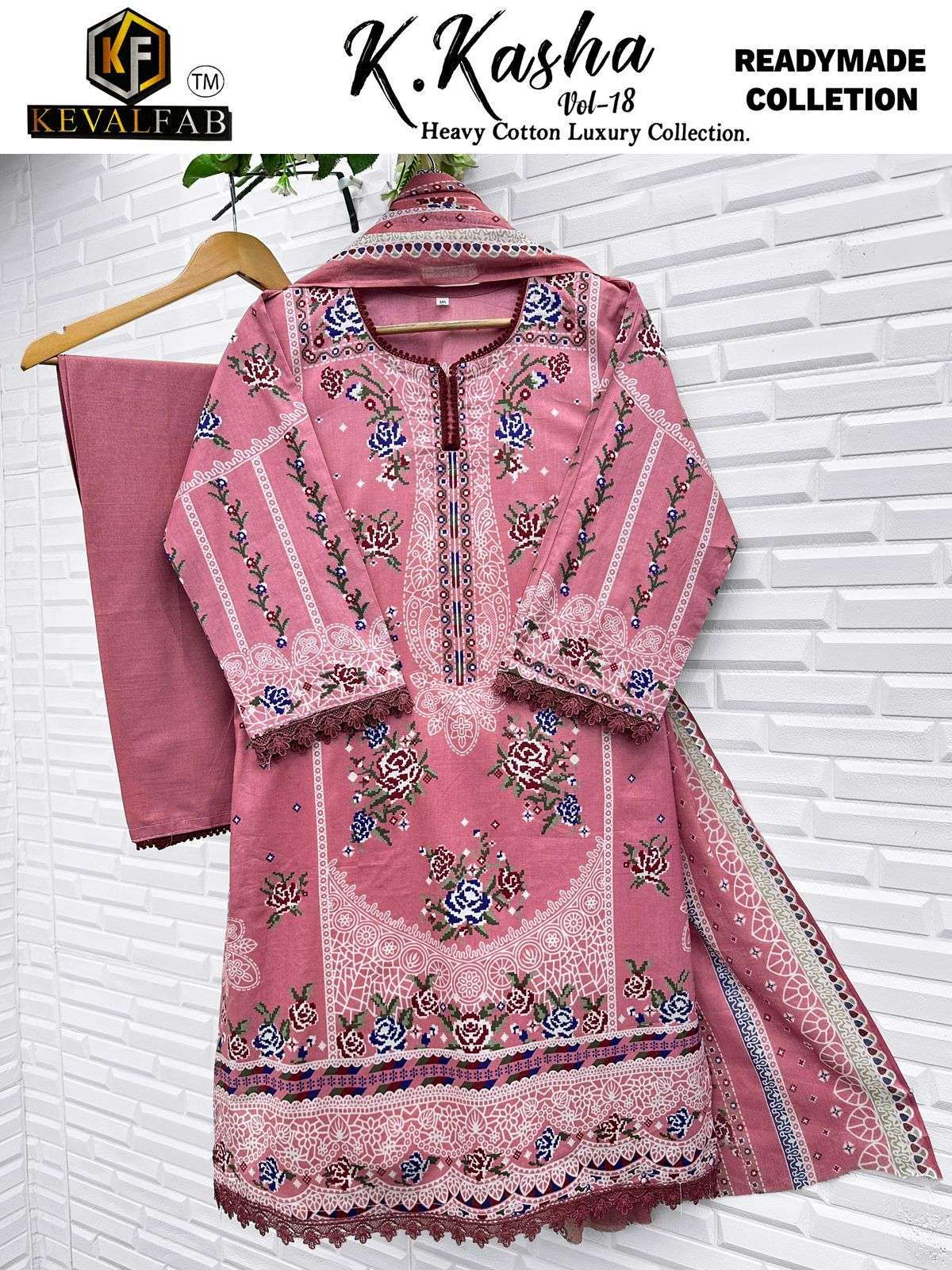 KEVAL FAB  K KASHA VOL 18 READY MADE COLLECTION 