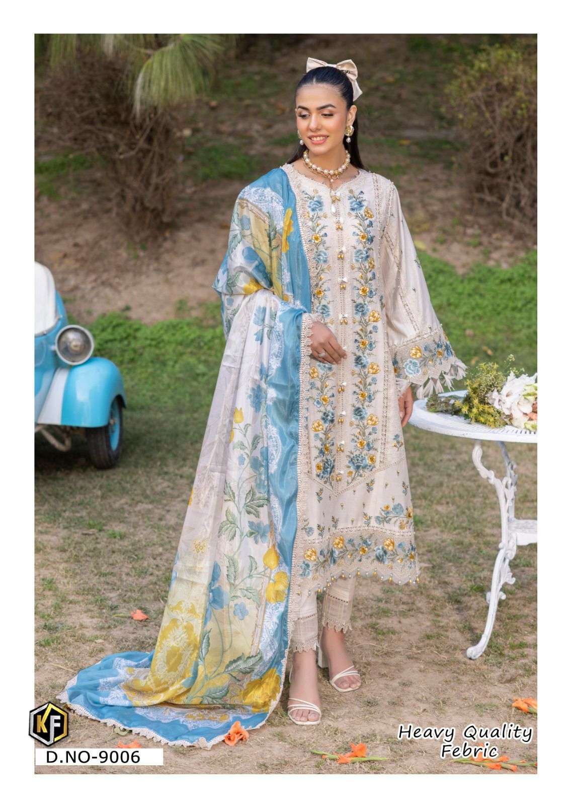 KEVAL FAB SOHA NAZIR VOL 9 COTTON DIGITAL KARACHI PRINTS SUIT
