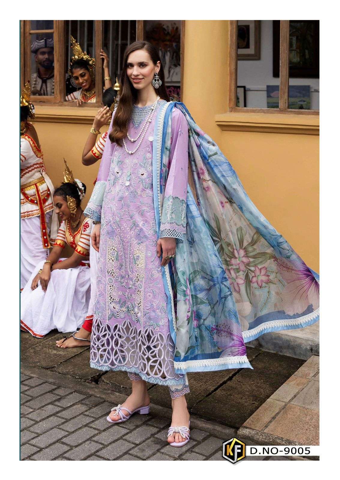 KEVAL FAB SOHA NAZIR VOL 9 COTTON DIGITAL KARACHI PRINTS SUIT