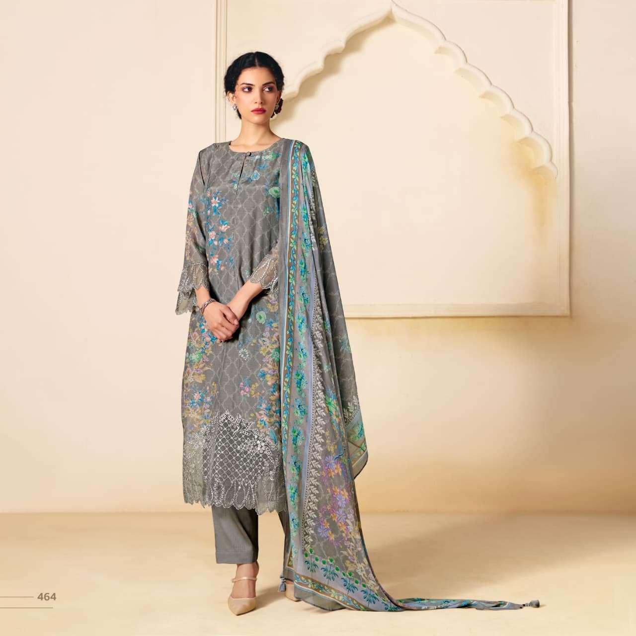 KIMORA SOHNI ZARA VOL 39 MUSLIN DIGITAL PRINT WITH EMBROIDERY DESIGNER WORK SUIT