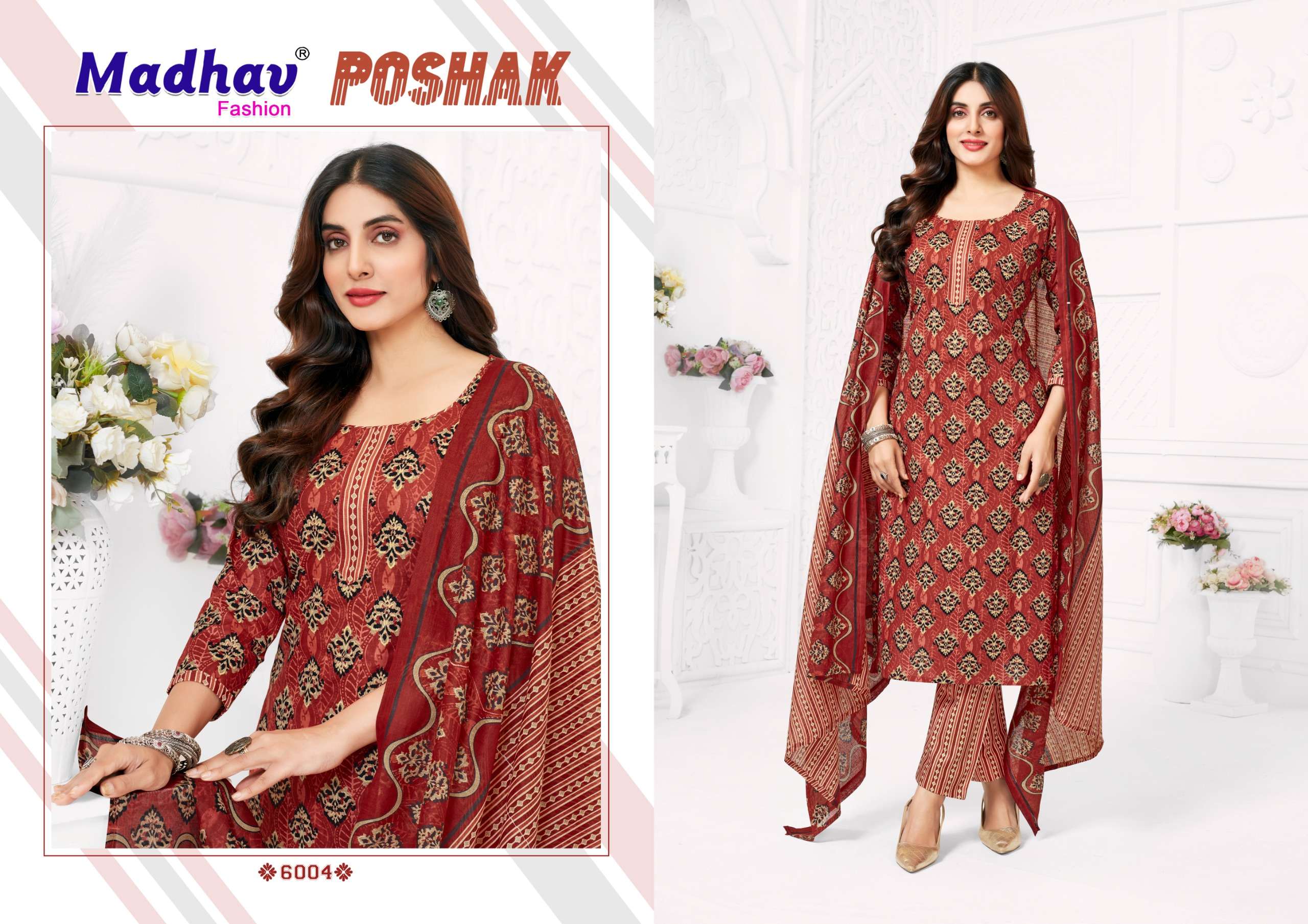 MADHAV FASHION POSHAK VOL 6 COTTON PRINTED SALWAR SUIT
