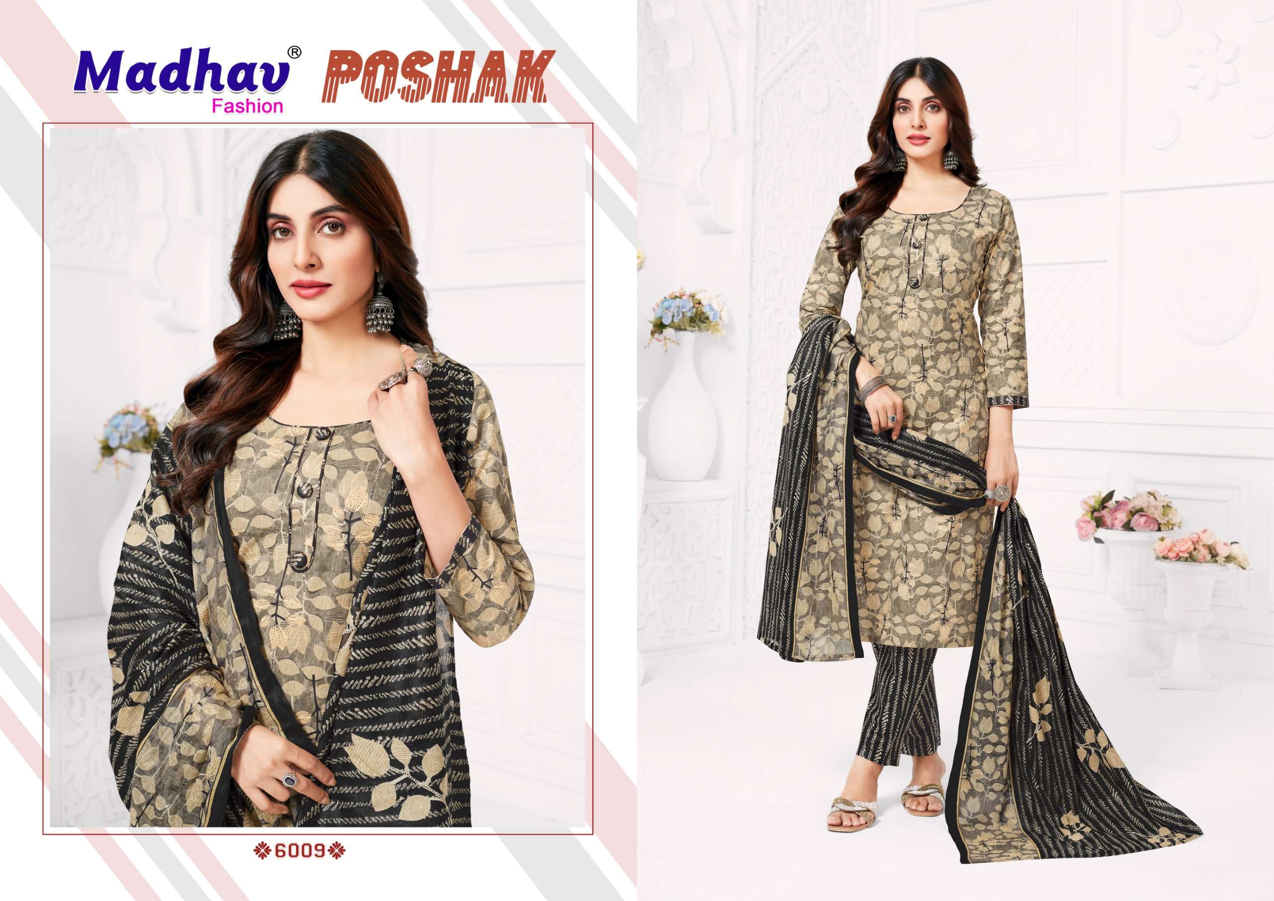 MADHAV FASHION POSHAK VOL 6 COTTON PRINTED SALWAR SUIT