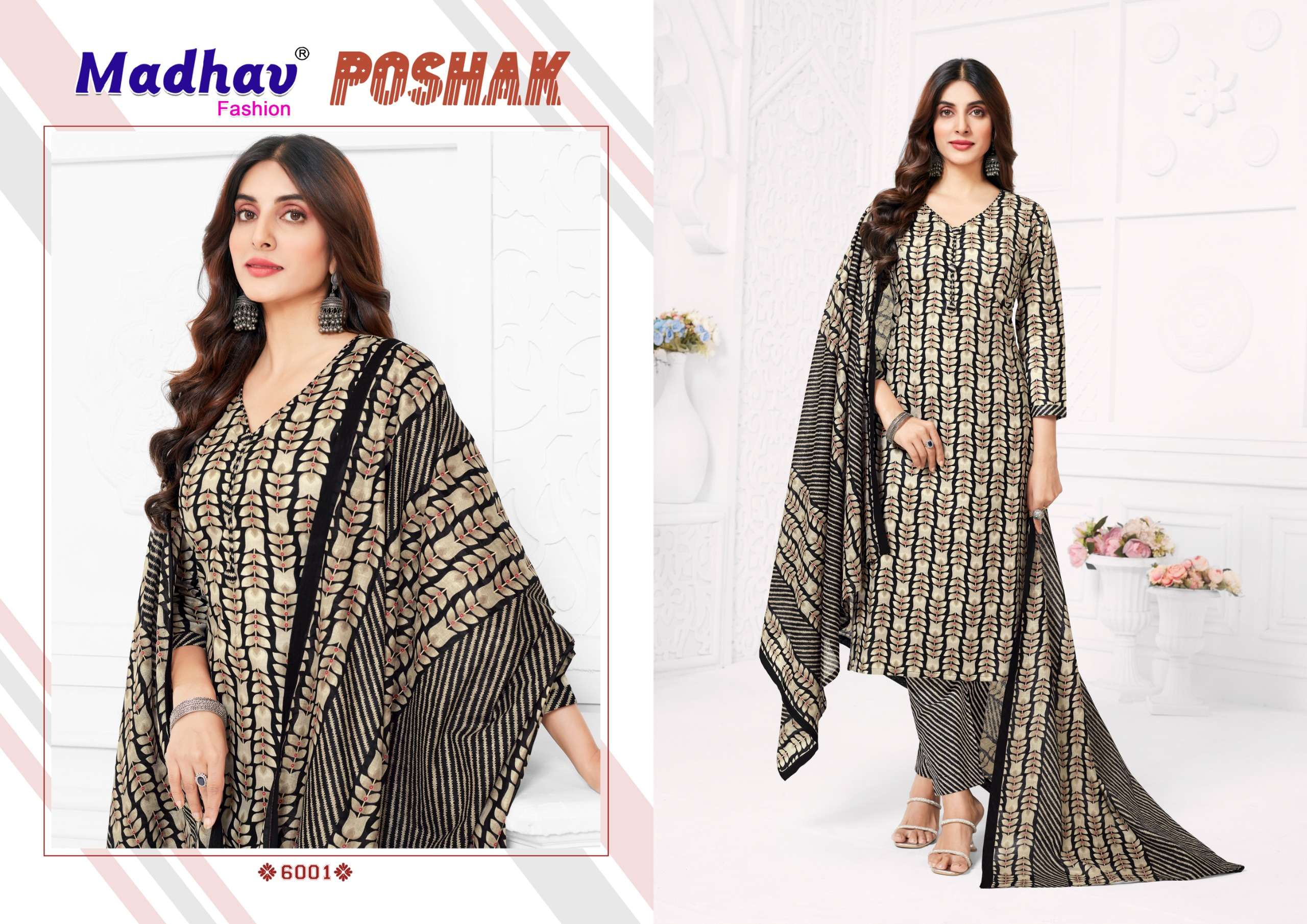 MADHAV FASHION POSHAK VOL 6 COTTON PRINTED SALWAR SUIT