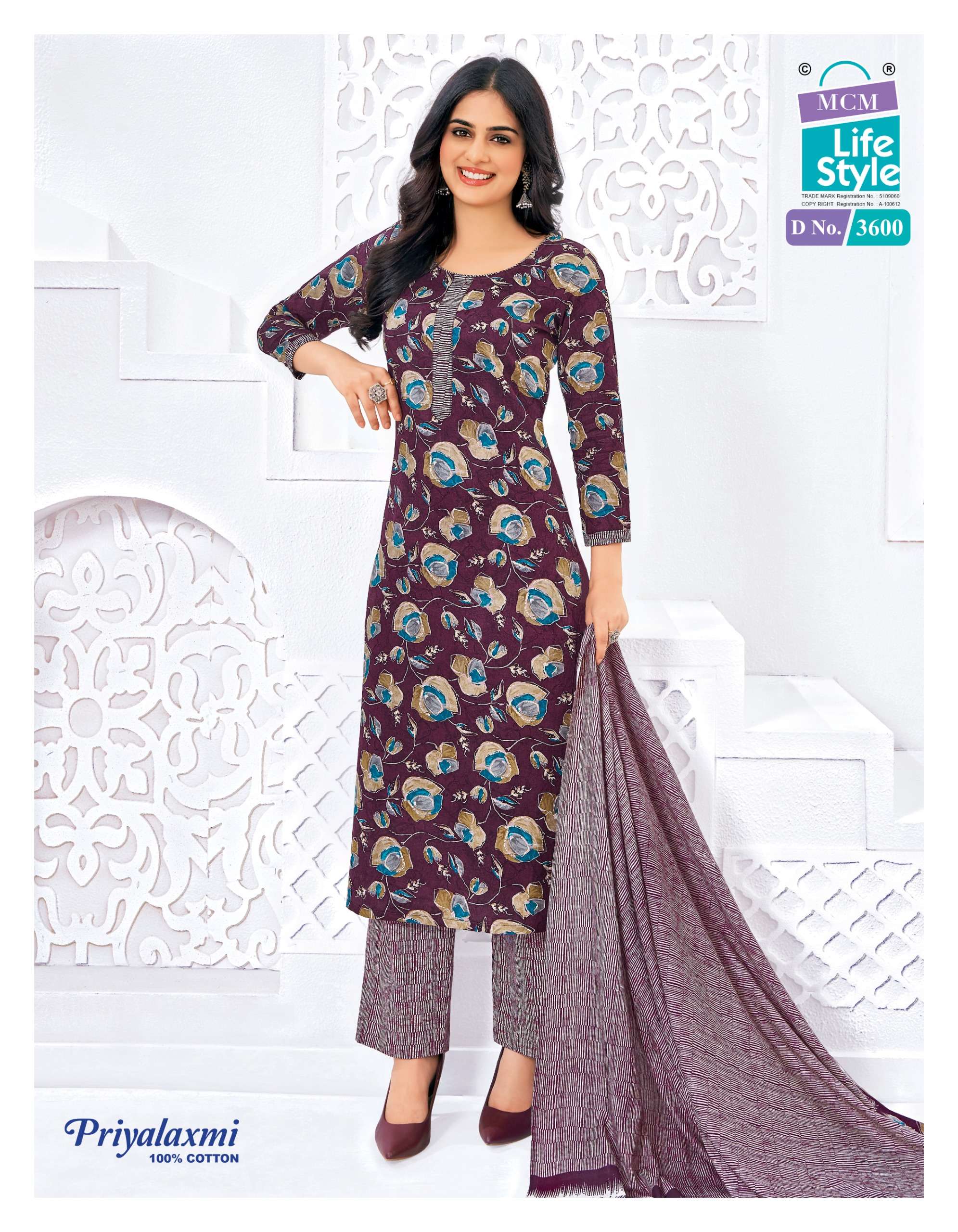 MCM LIFESTYLE PRIYALAXMI VOL 36 COTTON READY MADE LADIES SUIT