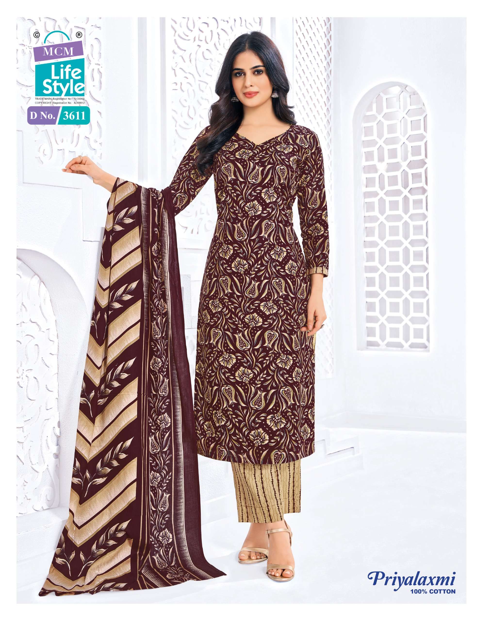 MCM LIFESTYLE PRIYALAXMI VOL 36 COTTON READY MADE LADIES SUIT