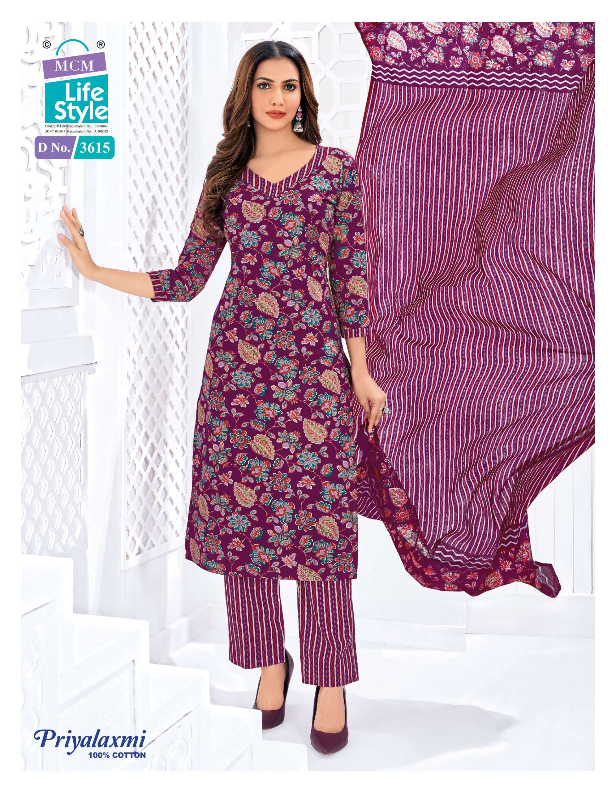 MCM LIFESTYLE PRIYALAXMI VOL 36 COTTON READY MADE LADIES SUIT