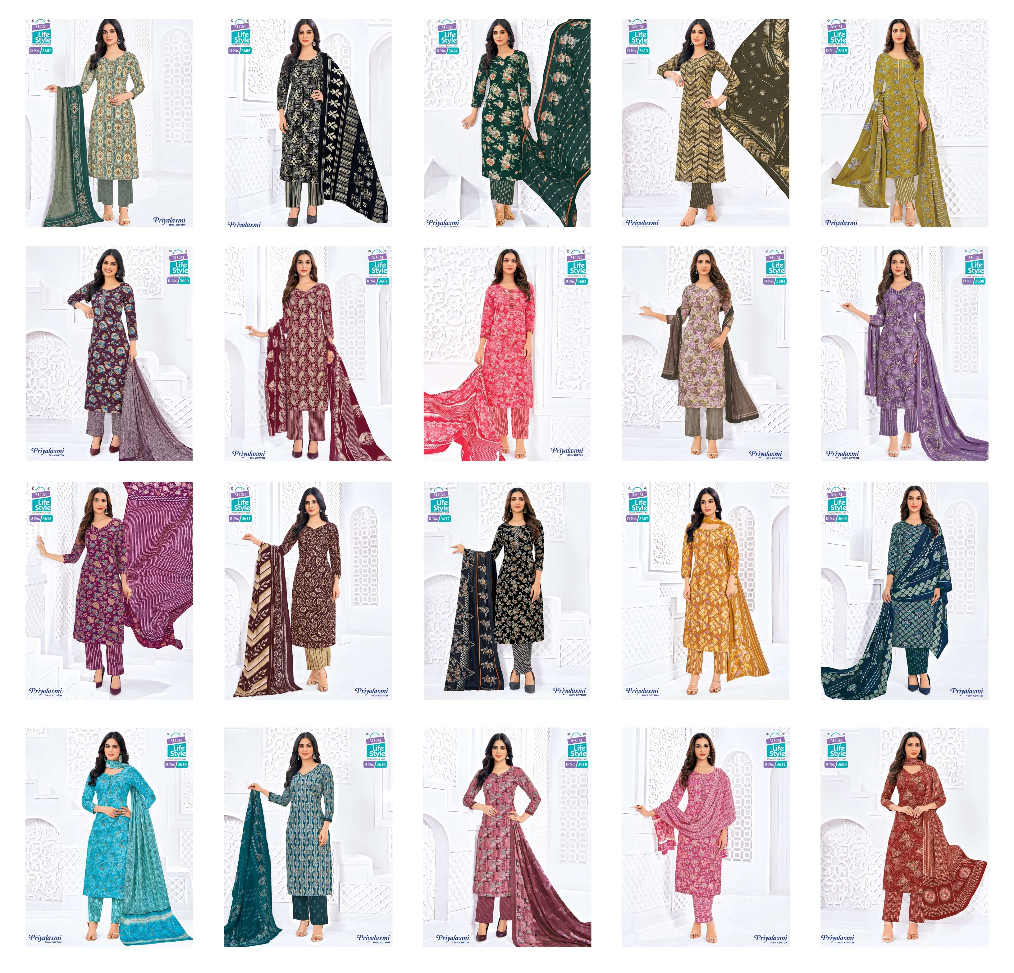 MCM LIFESTYLE PRIYALAXMI VOL 36 COTTON READY MADE LADIES SUIT