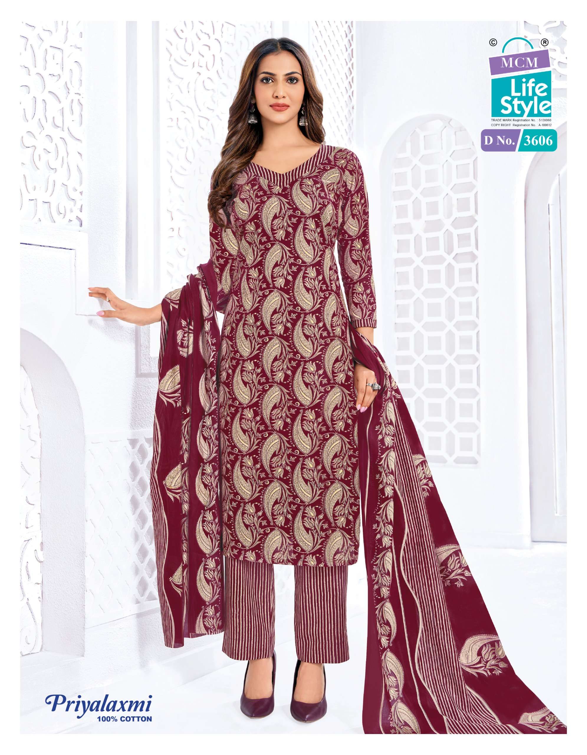 MCM LIFESTYLE PRIYALAXMI VOL 36 COTTON READY MADE LADIES SUIT