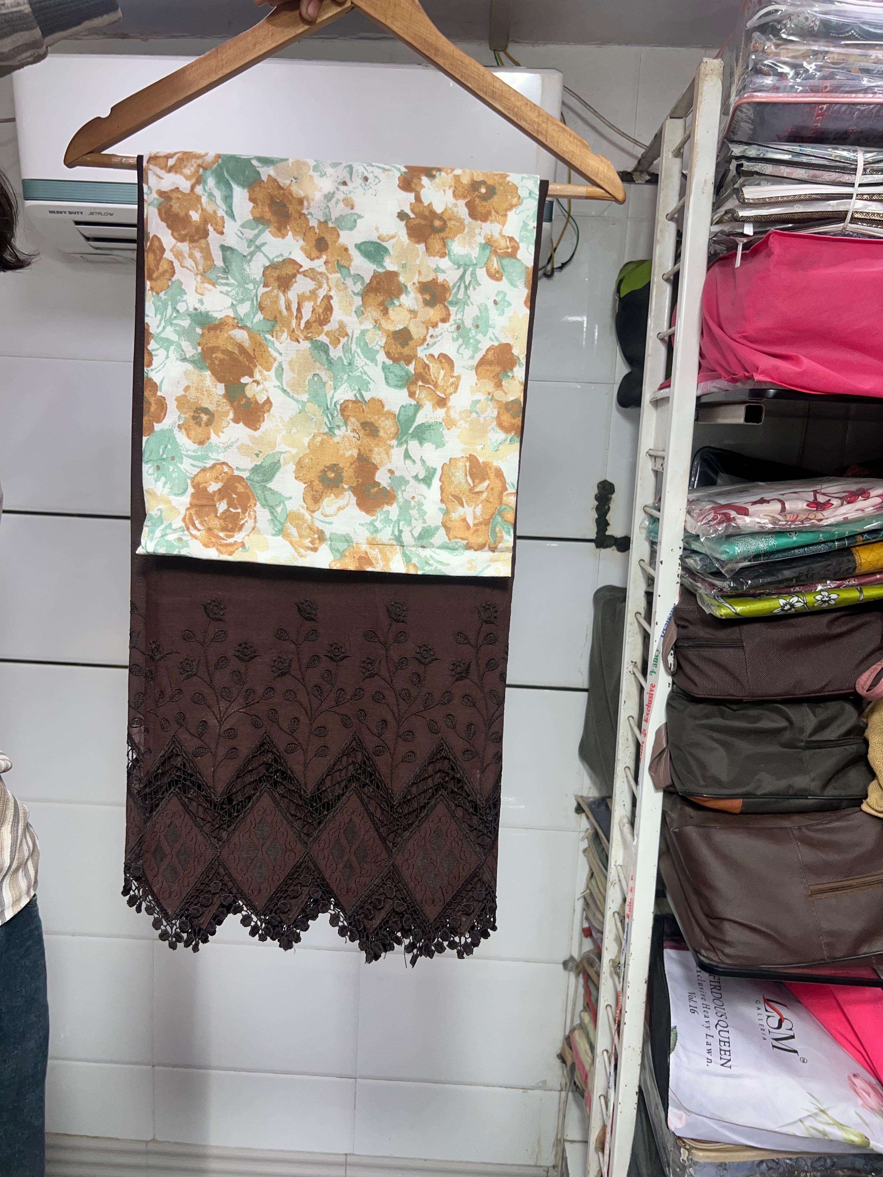 MF PREMIUM PAKISTANI COLLECTION COTTON DIGITAL PRINTS WITH FANCY WORK SALWAR KAMEEZ 