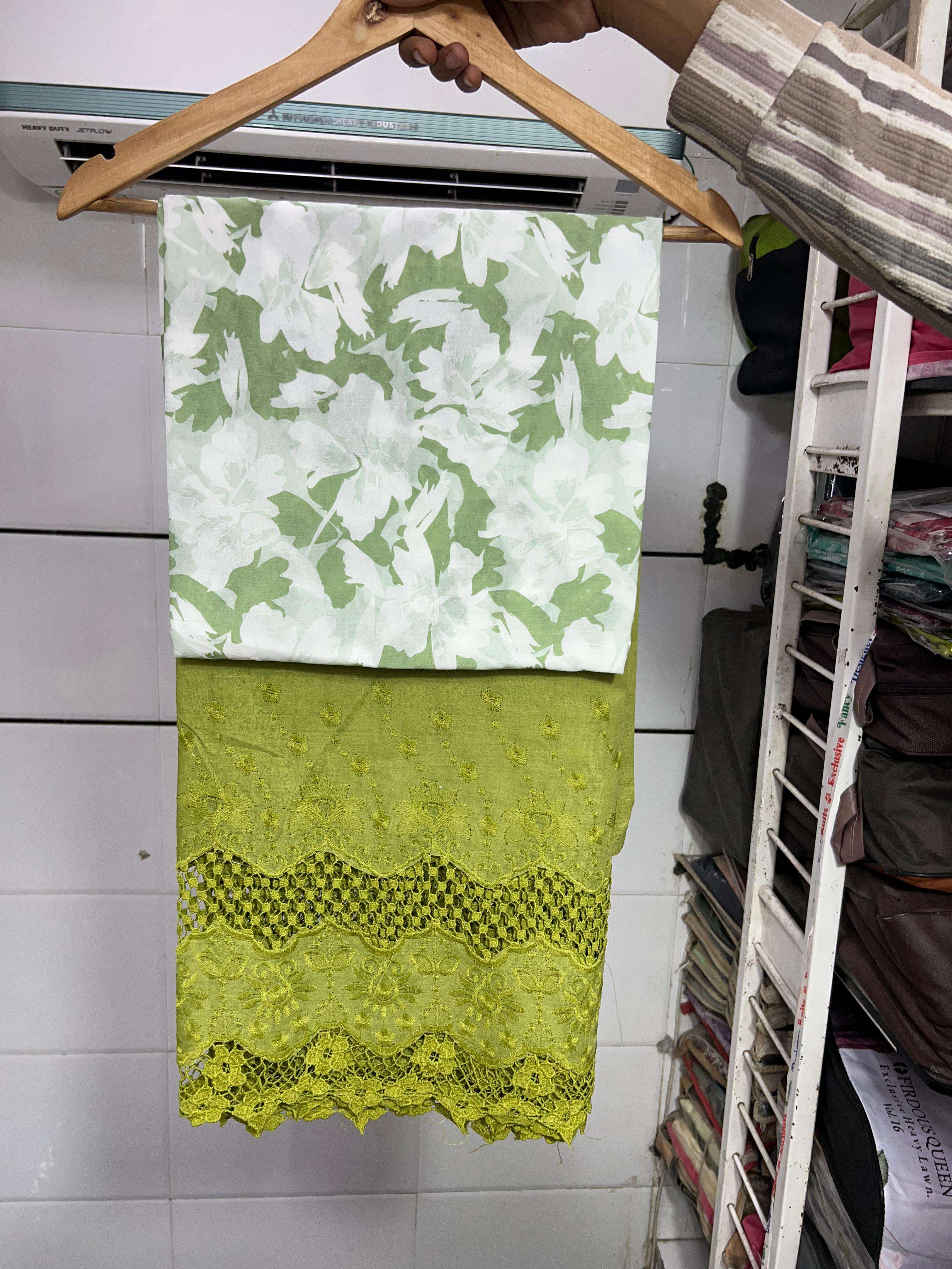 MF PREMIUM PAKISTANI COLLECTION COTTON DIGITAL PRINTS WITH FANCY WORK SALWAR KAMEEZ 