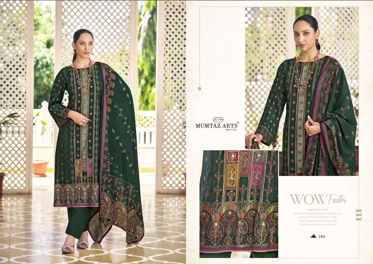 MUMTAZ ARTS AISA VISCOSE DIGITAL PRINT WITH FANCY EMBROIDERY WORKS SUIT