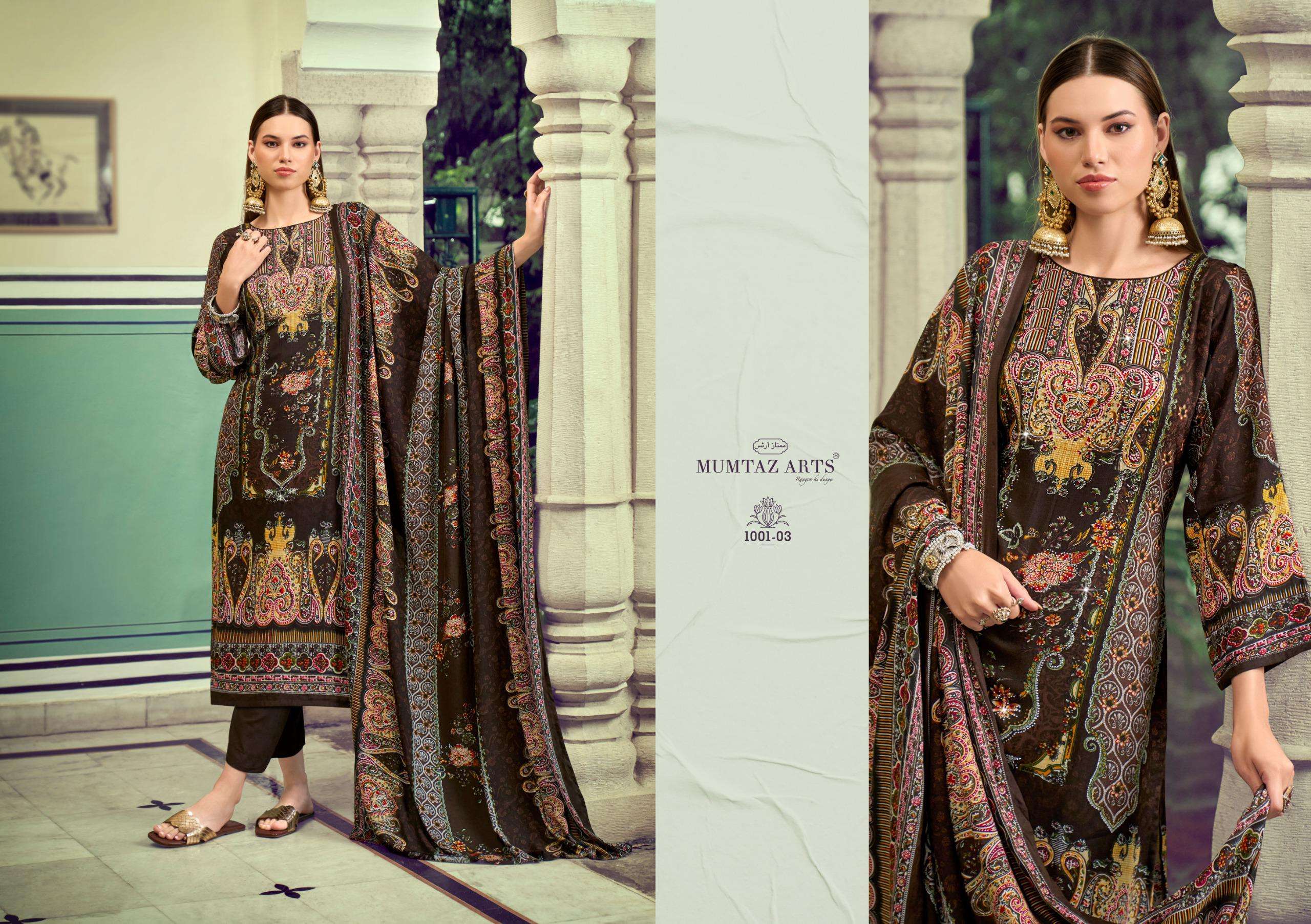 MUMTAZ ARTS SABYASACHI AAYAT VOL 1 VISCOSE DIGITAL PRINT WITH FANCY WORK SUIT