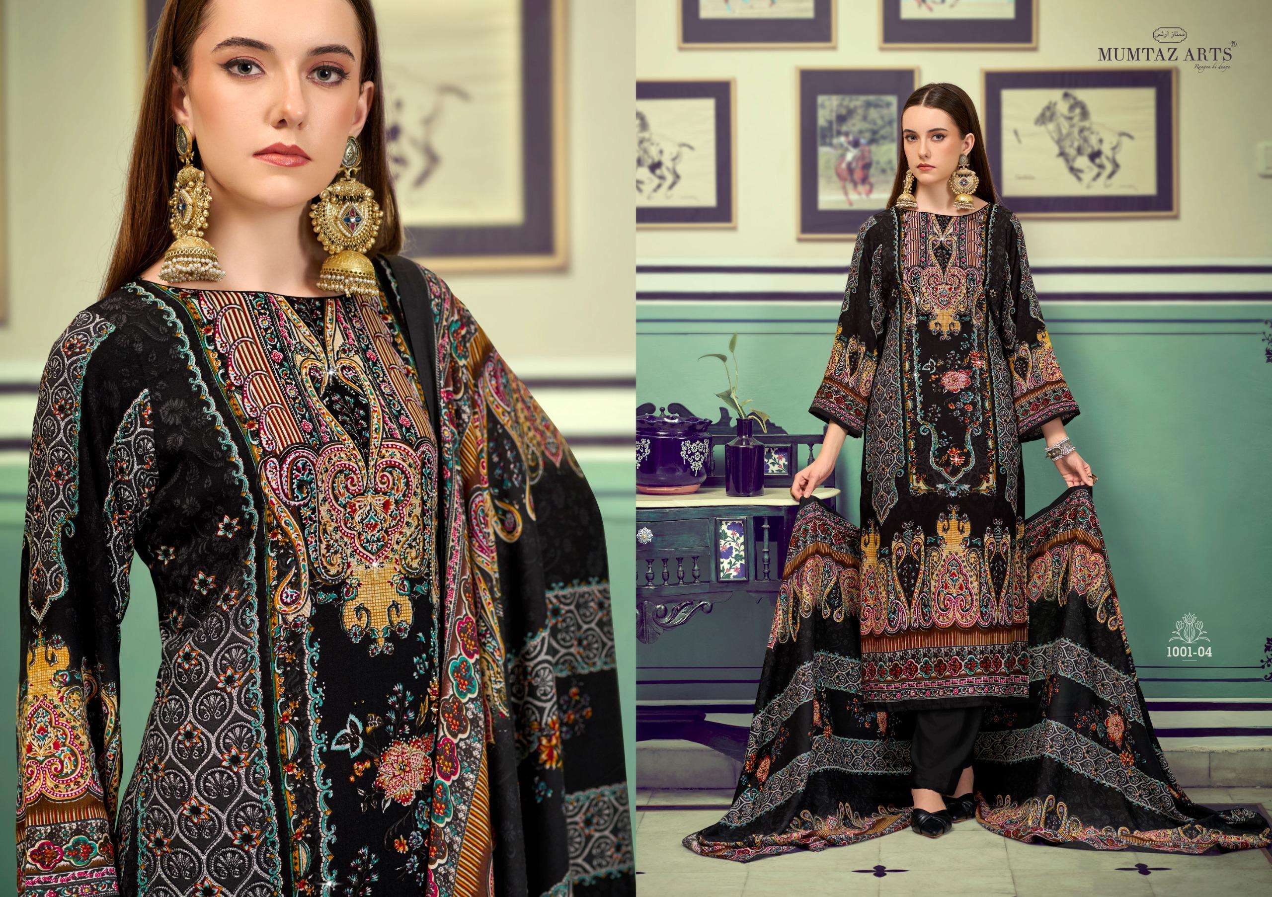 MUMTAZ ARTS SABYASACHI AAYAT VOL 1 VISCOSE DIGITAL PRINT WITH FANCY WORK SUIT