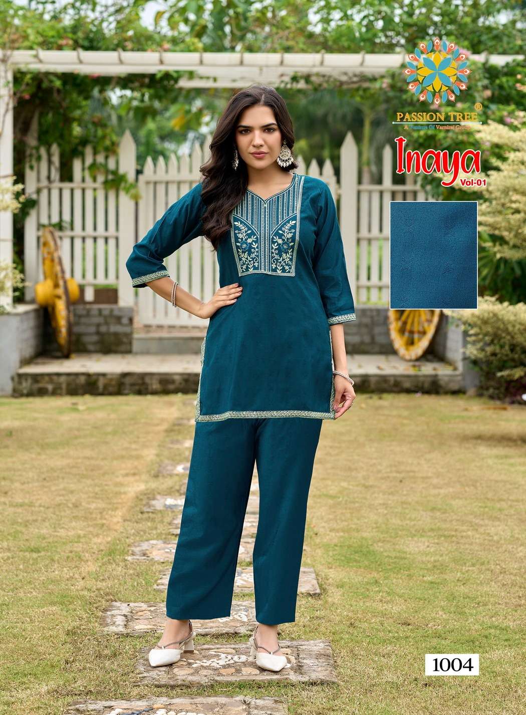 PASSION TREE INAYA VOL 1 FANCY LADIES TOP WITH PENT PAIR 