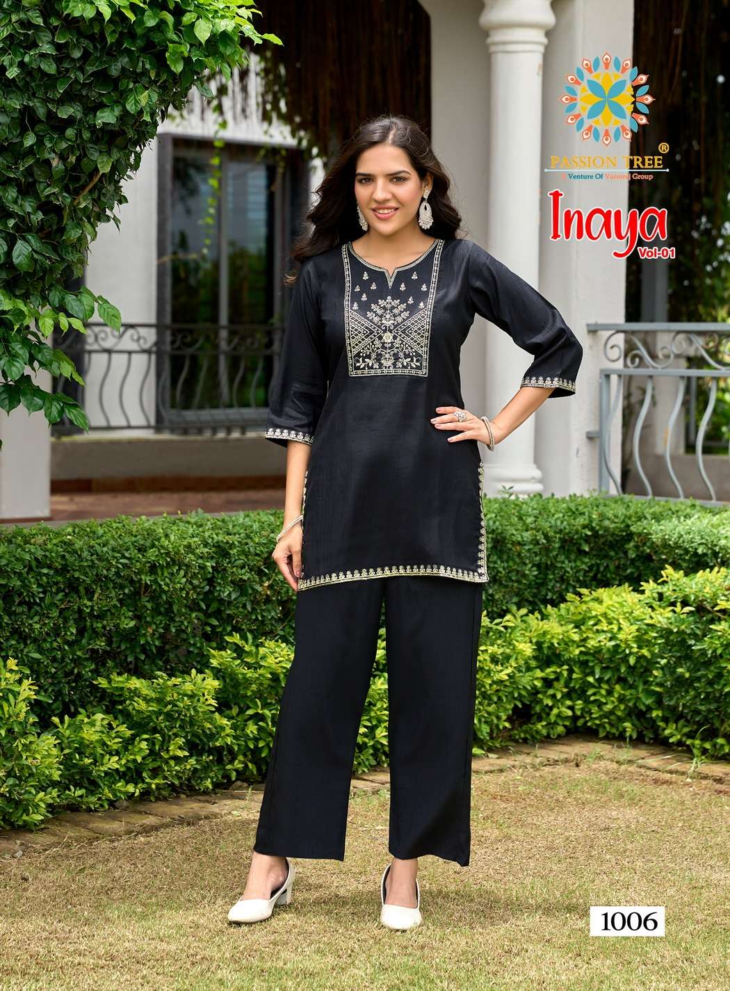 PASSION TREE INAYA VOL 1 FANCY LADIES TOP WITH PENT PAIR 