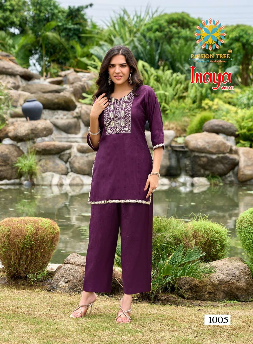 PASSION TREE INAYA VOL 1 FANCY LADIES TOP WITH PENT PAIR 