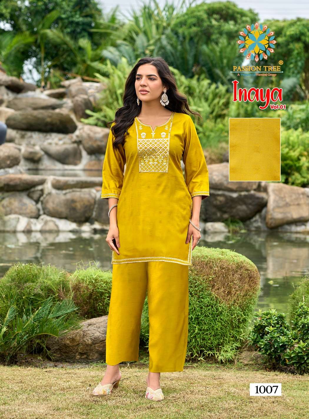 PASSION TREE INAYA VOL 1 FANCY LADIES TOP WITH PENT PAIR 
