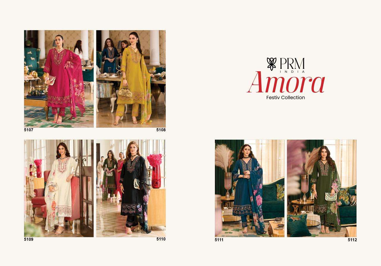 PRM INDIA AMORO SILK BEAUTIFUL DESIGNER LOOK READY MADE LADIES SUIT