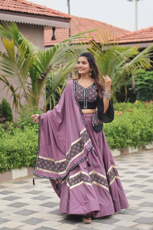 RAM 133 COTTON DIGITAL NAVRATRI WEAR LEHENGA CHOLI 