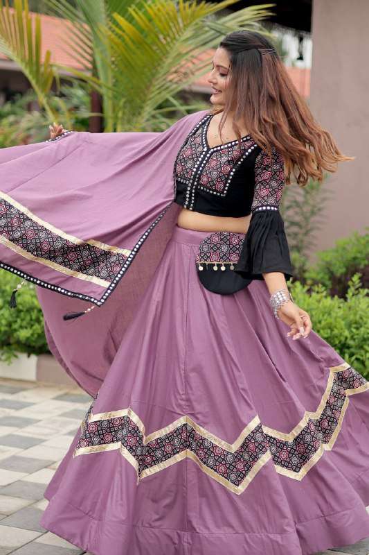 RAM 133 COTTON DIGITAL NAVRATRI WEAR LEHENGA CHOLI 