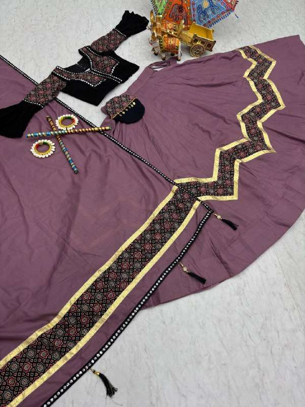 RAM 133 COTTON DIGITAL NAVRATRI WEAR LEHENGA CHOLI 