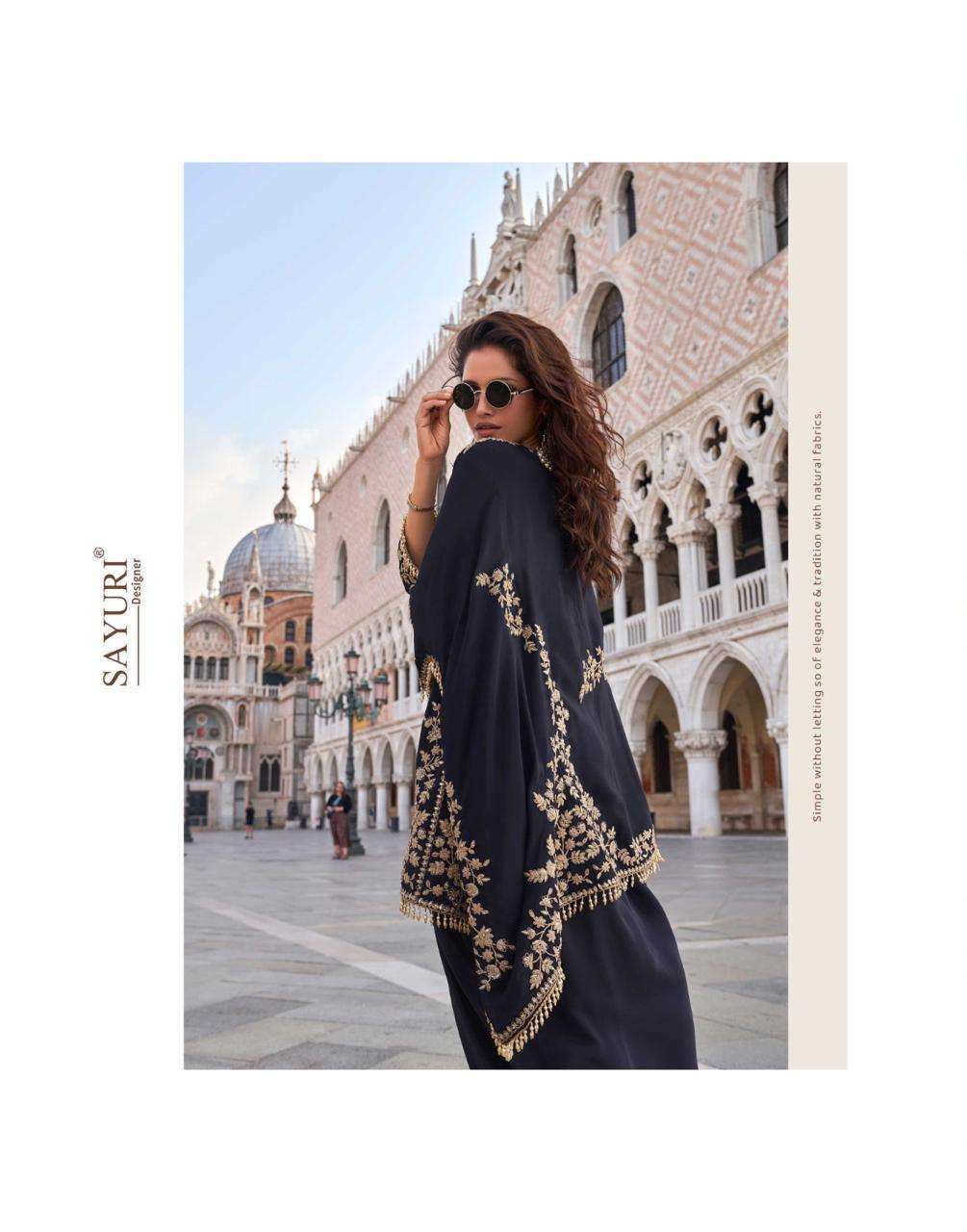 SAYURI DESIGNER CROWN HEAVY BEAUTIFUL DESIGNER LOOK STYLISH PARTY WEAR DRESS