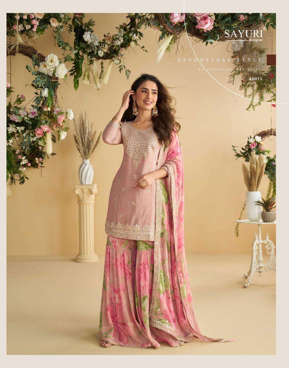 SAYURI DESIGNER GULABO HEAVY ELEGANT DESIGNER PARTY WEAR LADIES SUIT