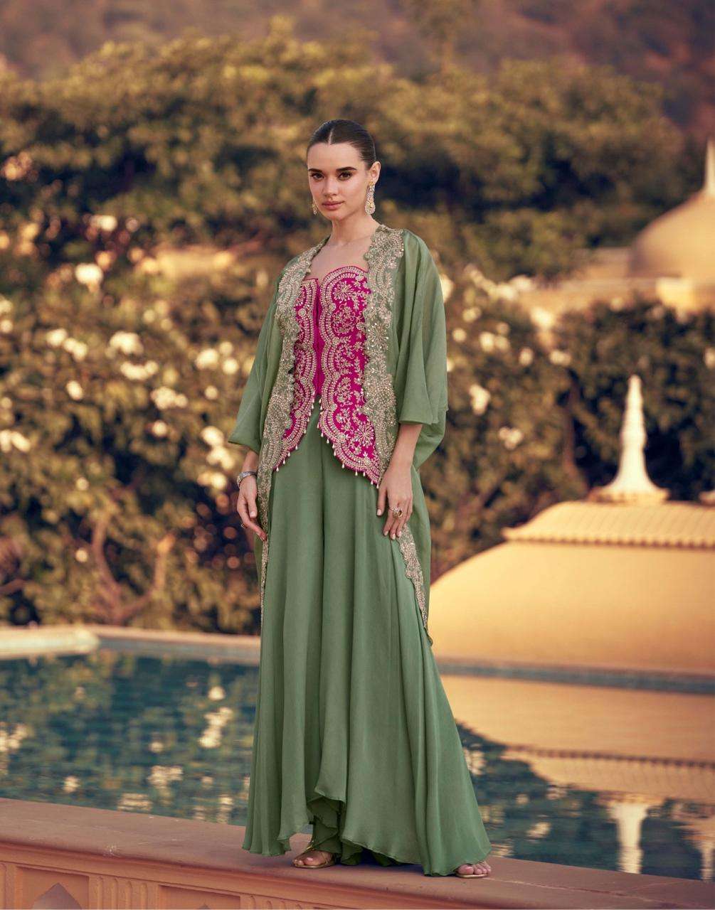 SAYURI DESIGNER PANIHARI ORGANZA BEAUTIFUL LOOK DESIGNER PARTY WEAR LADIES DRESS