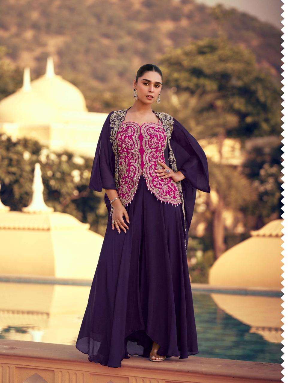 SAYURI DESIGNER PANIHARI ORGANZA BEAUTIFUL LOOK DESIGNER PARTY WEAR LADIES DRESS