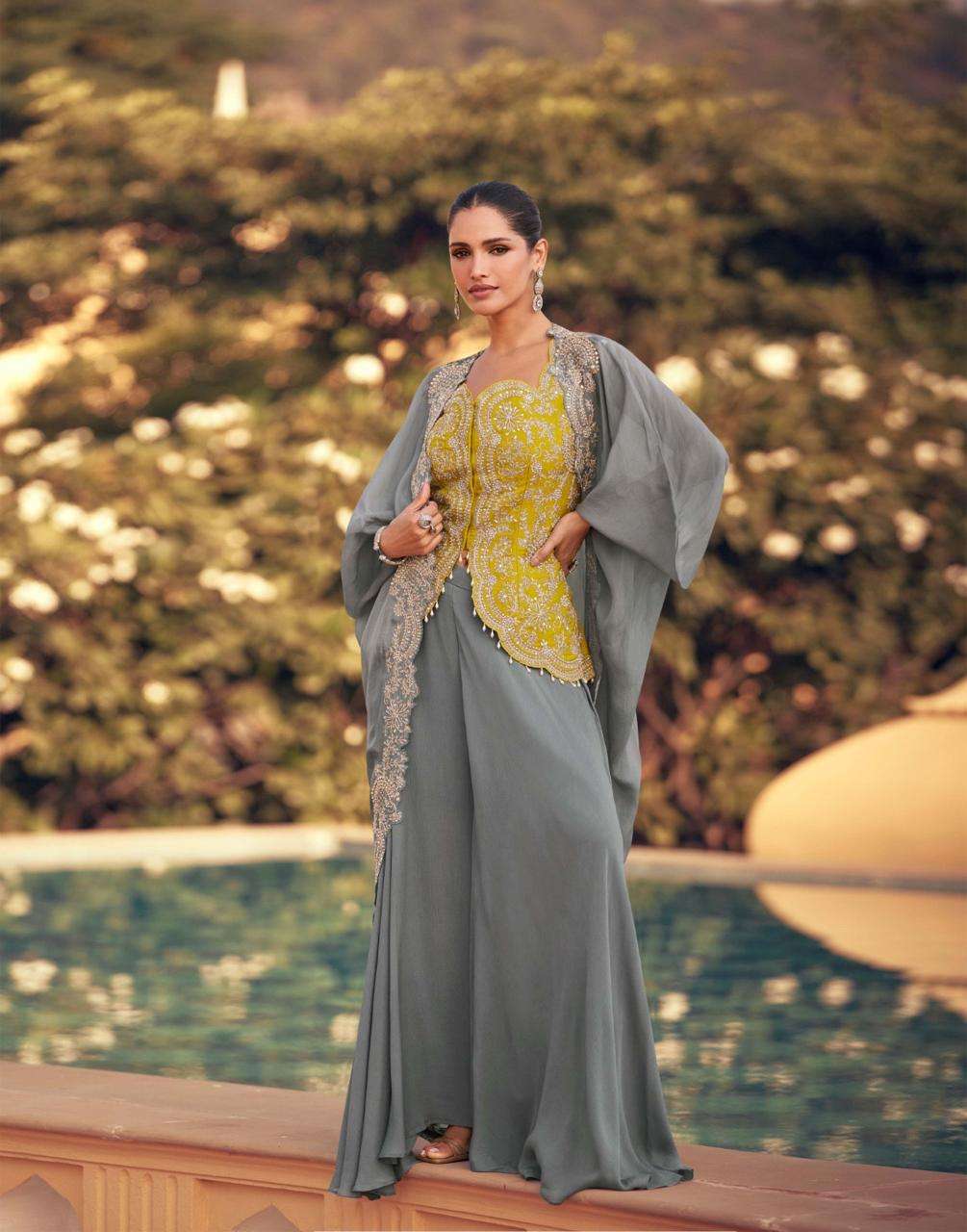 SAYURI DESIGNER PANIHARI ORGANZA BEAUTIFUL LOOK DESIGNER PARTY WEAR LADIES DRESS