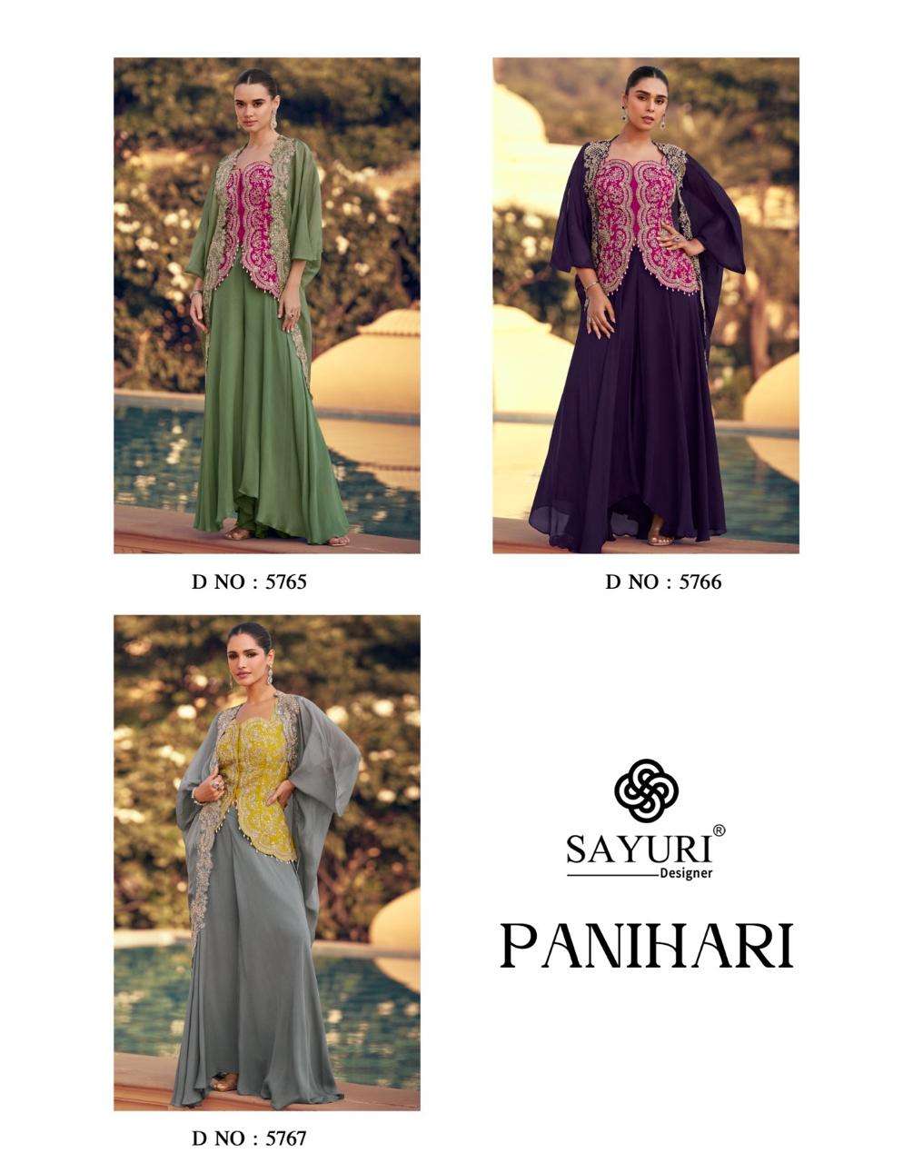 SAYURI DESIGNER PANIHARI ORGANZA BEAUTIFUL LOOK DESIGNER PARTY WEAR LADIES DRESS