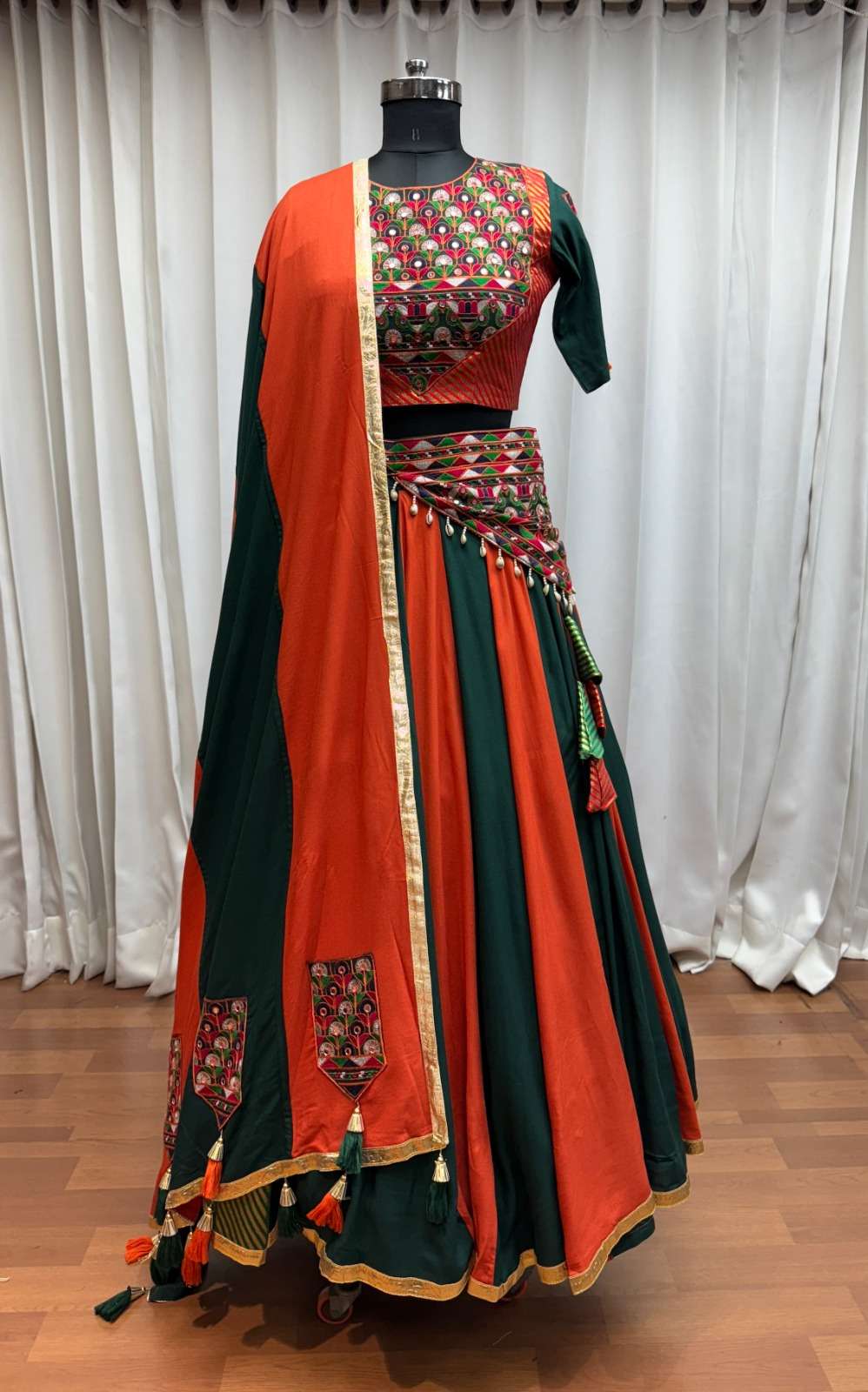  SHUBHKALA RAAS VOL 32 COTTON DESIGNER NAVRATRI WEAR CHANIYA CHOLI COLLECTION