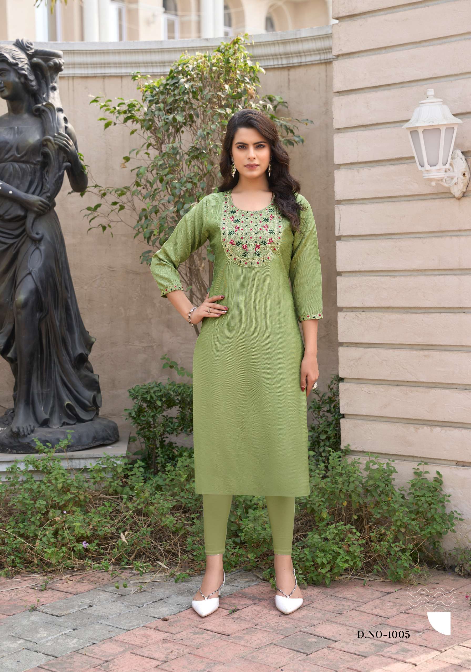 VANISKA CANDY CRUSH VOL 1 SIMER FABRIC FANCY EMBROIDERIES WORK LADIES KURTI