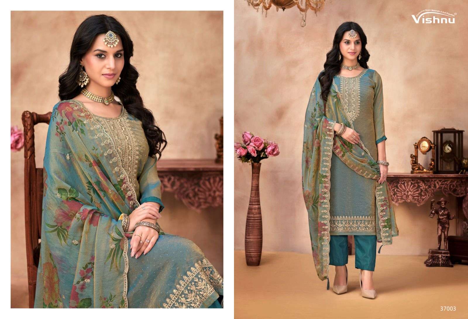 VISHNU IMPEX NAVRANG DESIGNER WORK LADIES SUIT