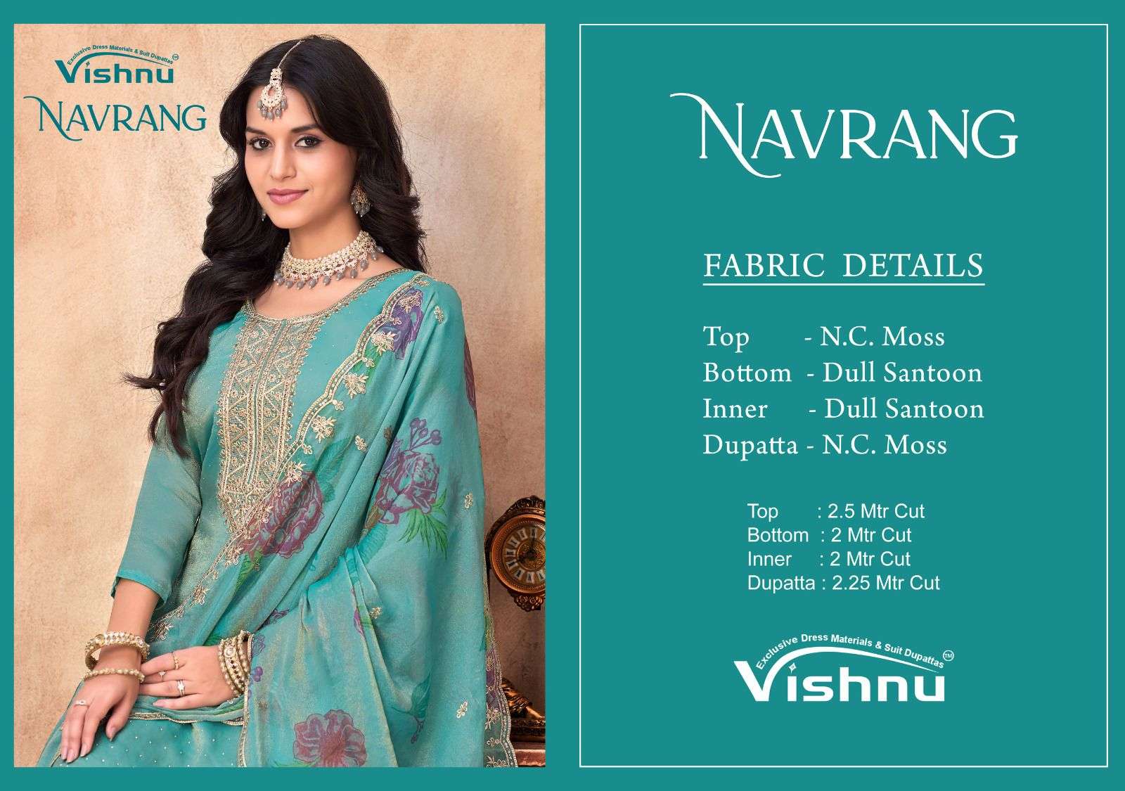 VISHNU IMPEX NAVRANG DESIGNER WORK LADIES SUIT