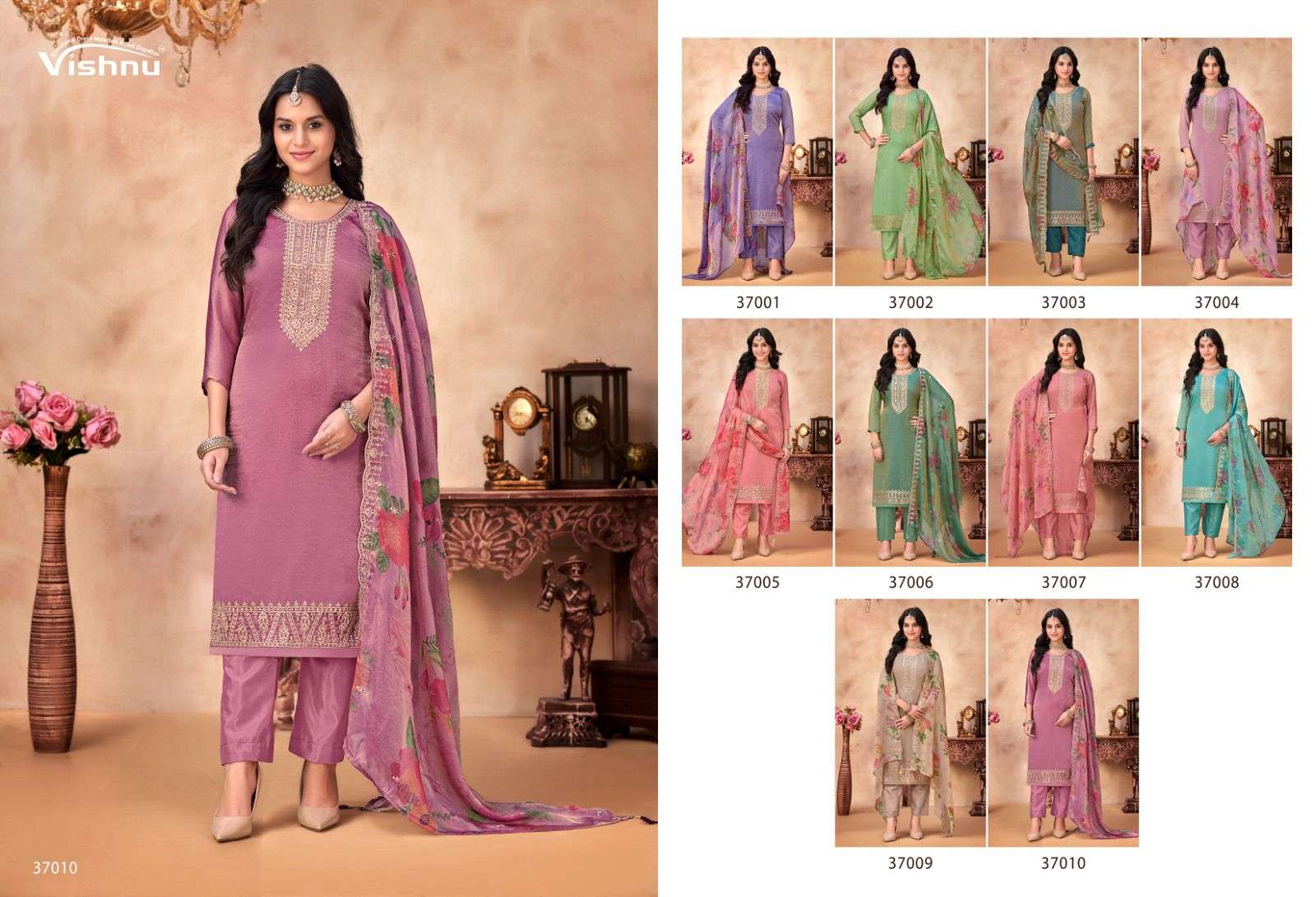 VISHNU IMPEX NAVRANG DESIGNER WORK LADIES SUIT