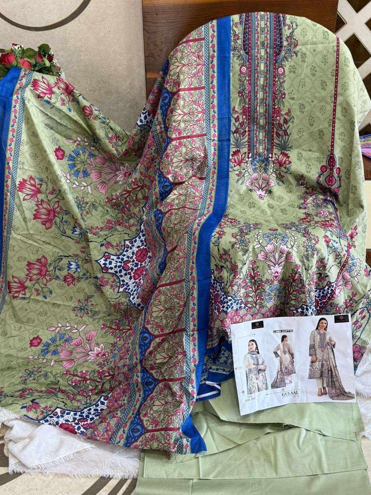 AALIZ PRINTS GULAAL REMIX COTTON DIGITAL STYLE PRINT SALWAR SUIT