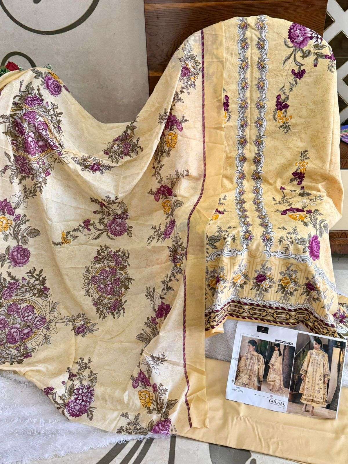 AALIZ PRINTS GULAAL REMIX COTTON DIGITAL STYLE PRINT SALWAR SUIT