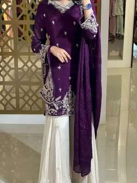 AD 190 SILK WITH HEAVY DESIGNER FESTIVE WEAR PARTY WEAR LADIES SUIT