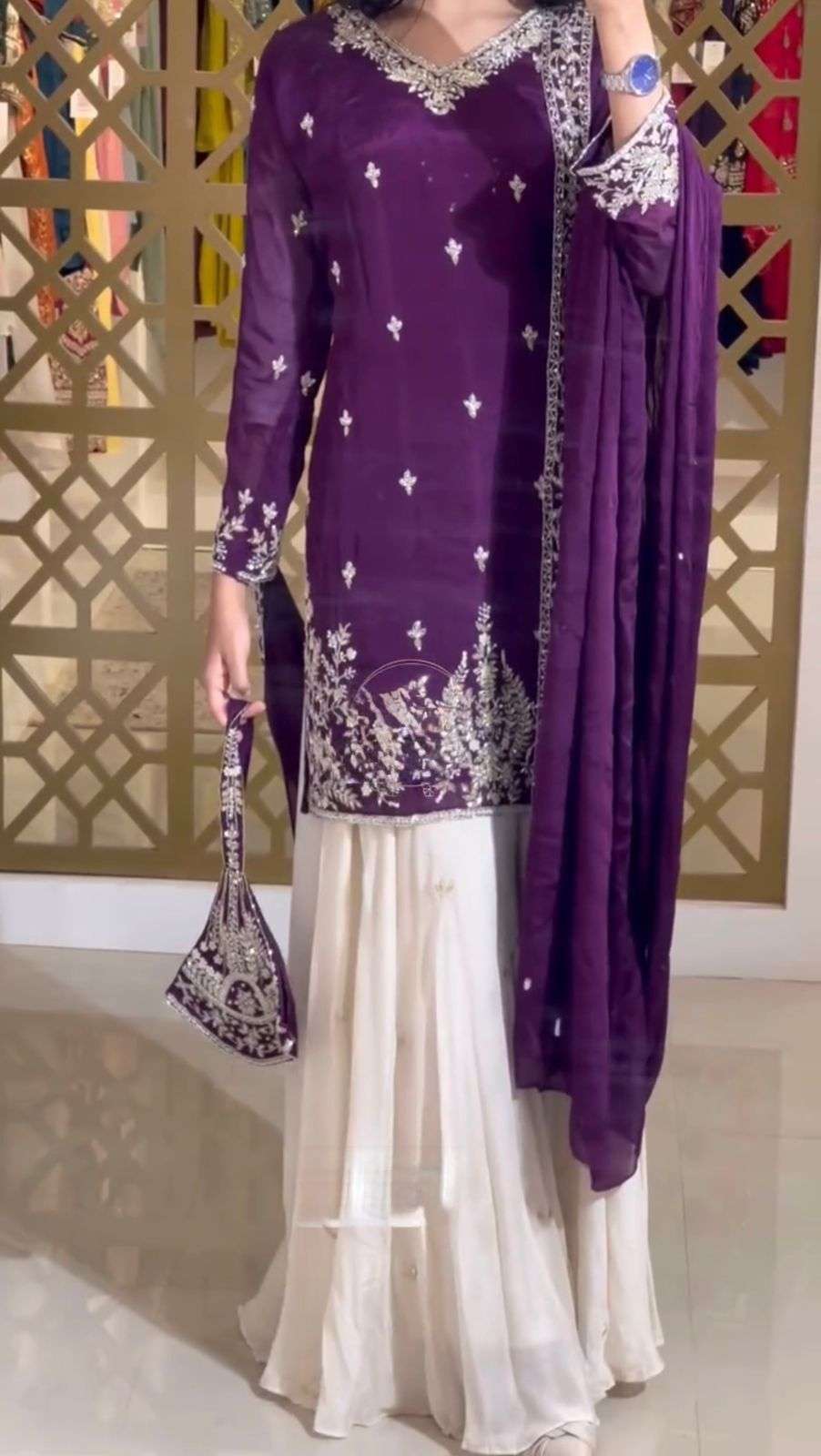 AD 190 SILK WITH HEAVY DESIGNER FESTIVE WEAR PARTY WEAR LADIES SUIT