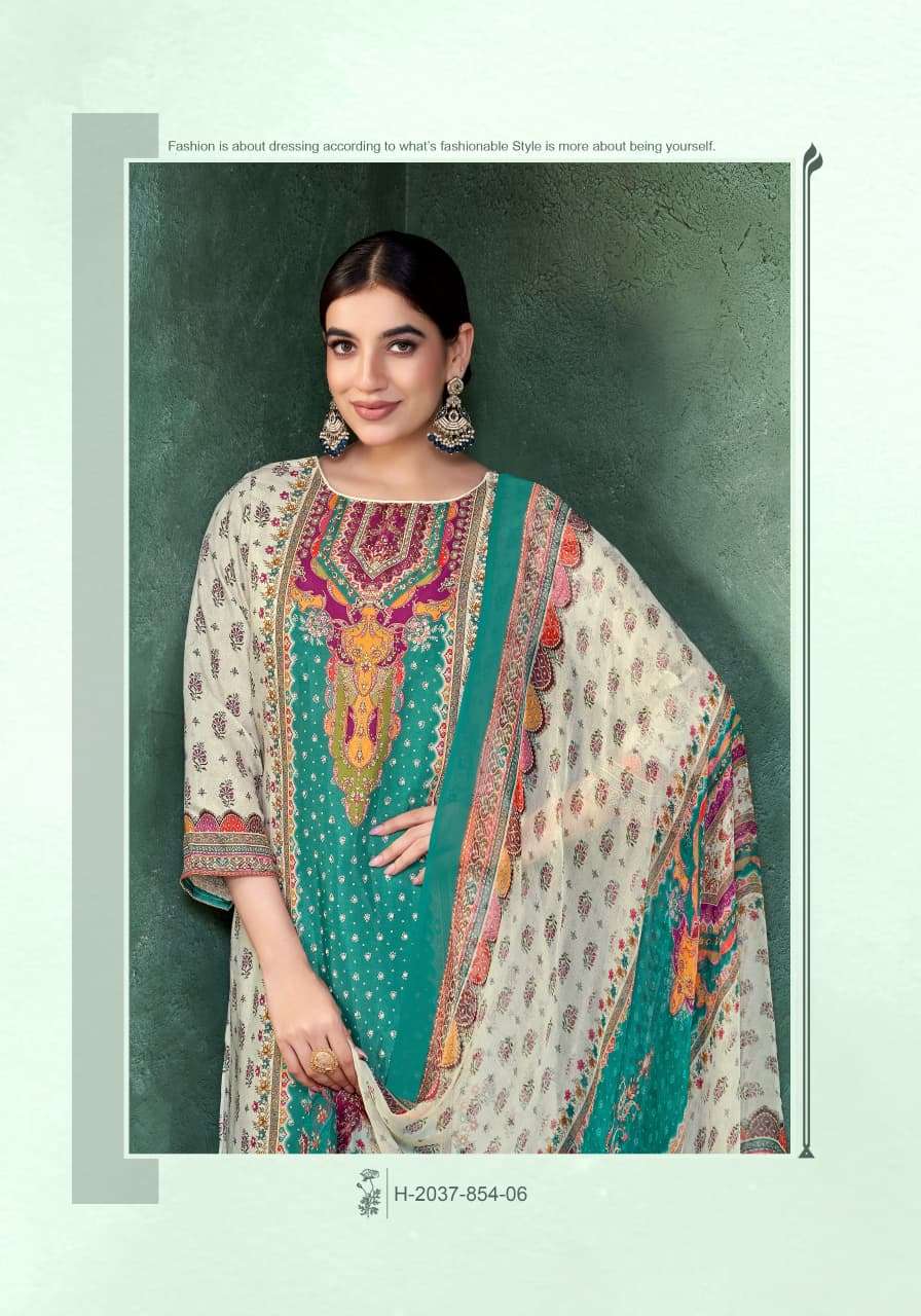 ALOK SUITS SAJDA VISCOSE DIGITAL PRINT WITH FANCY WORK SUIT