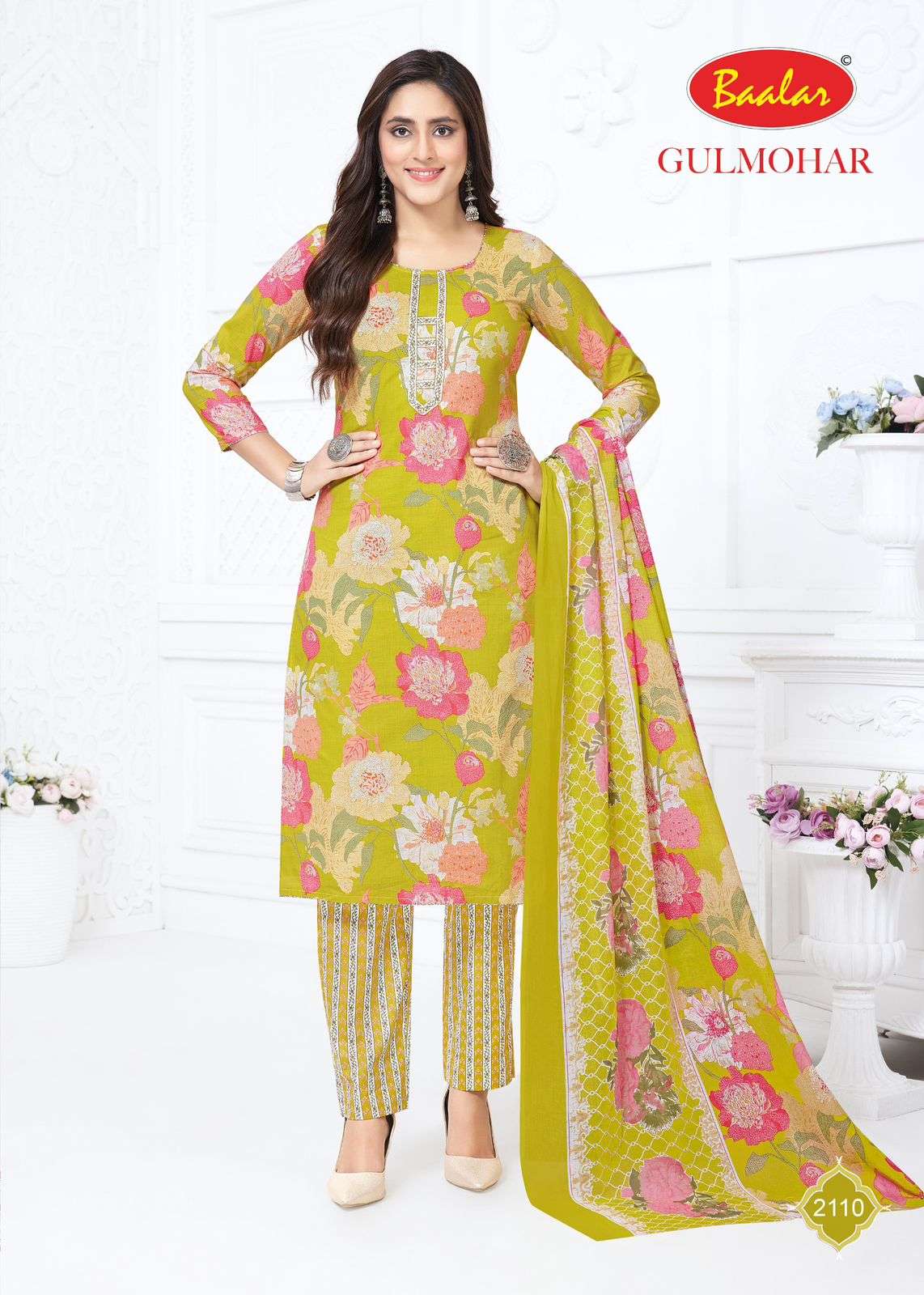 BAALAR GULMOHAR VOL 1 LAWN COTTON DIGITAL PRINT SUIT